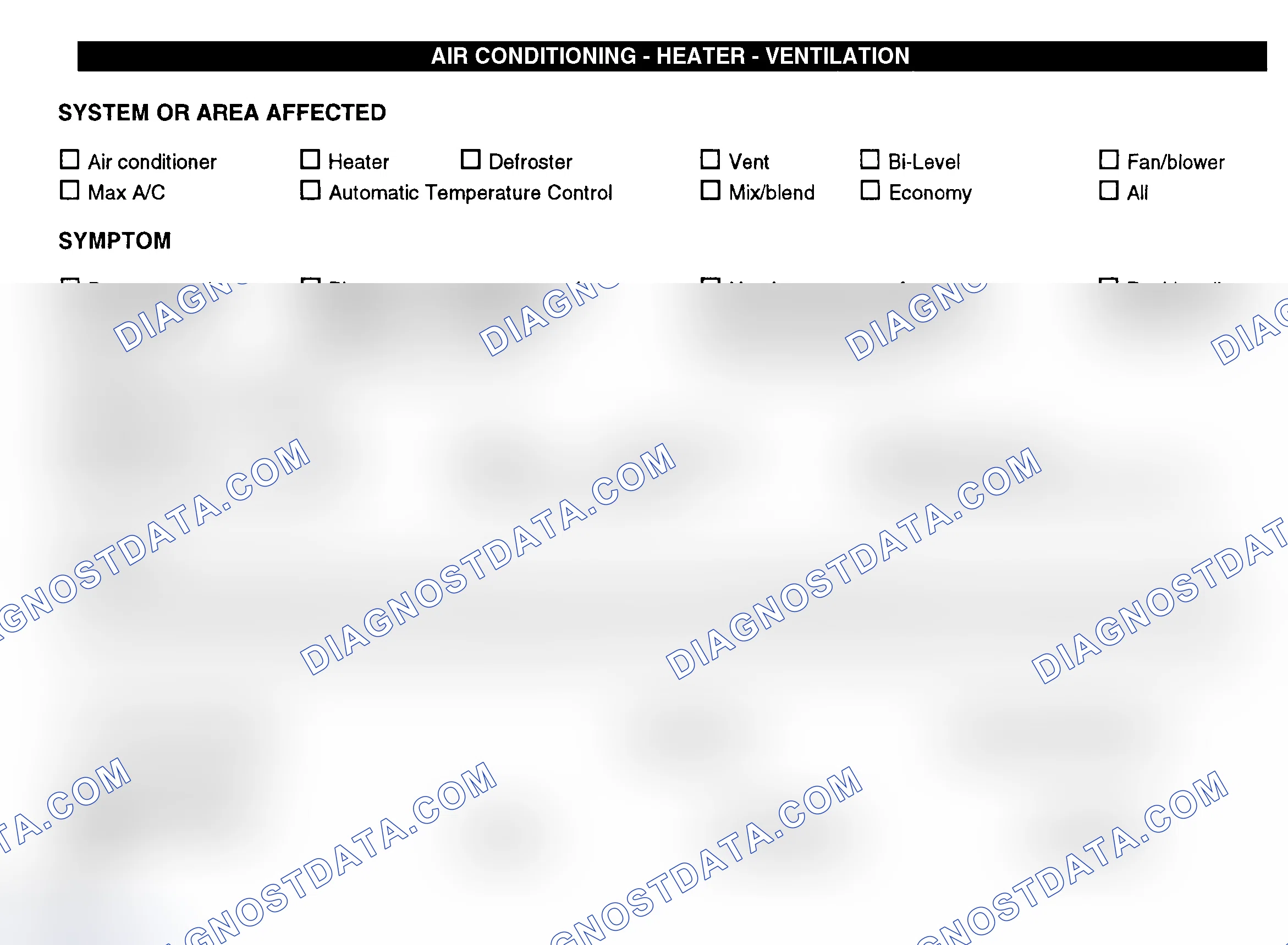 Scheme 8: Air Conditioning, Heater & Ventilation