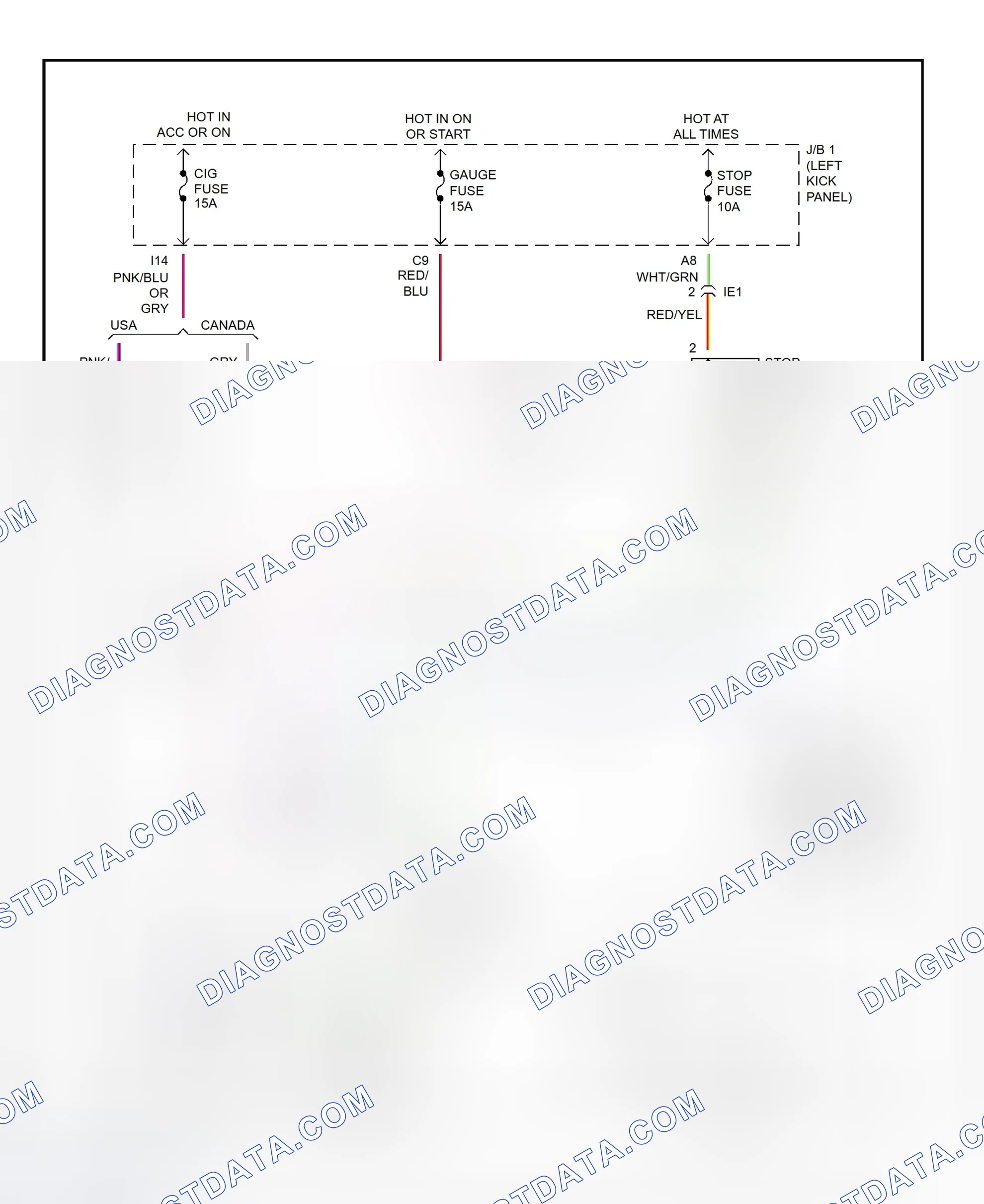 Scheme 16: Shift Interlock System Wiring Diagram (1995 Paseo)