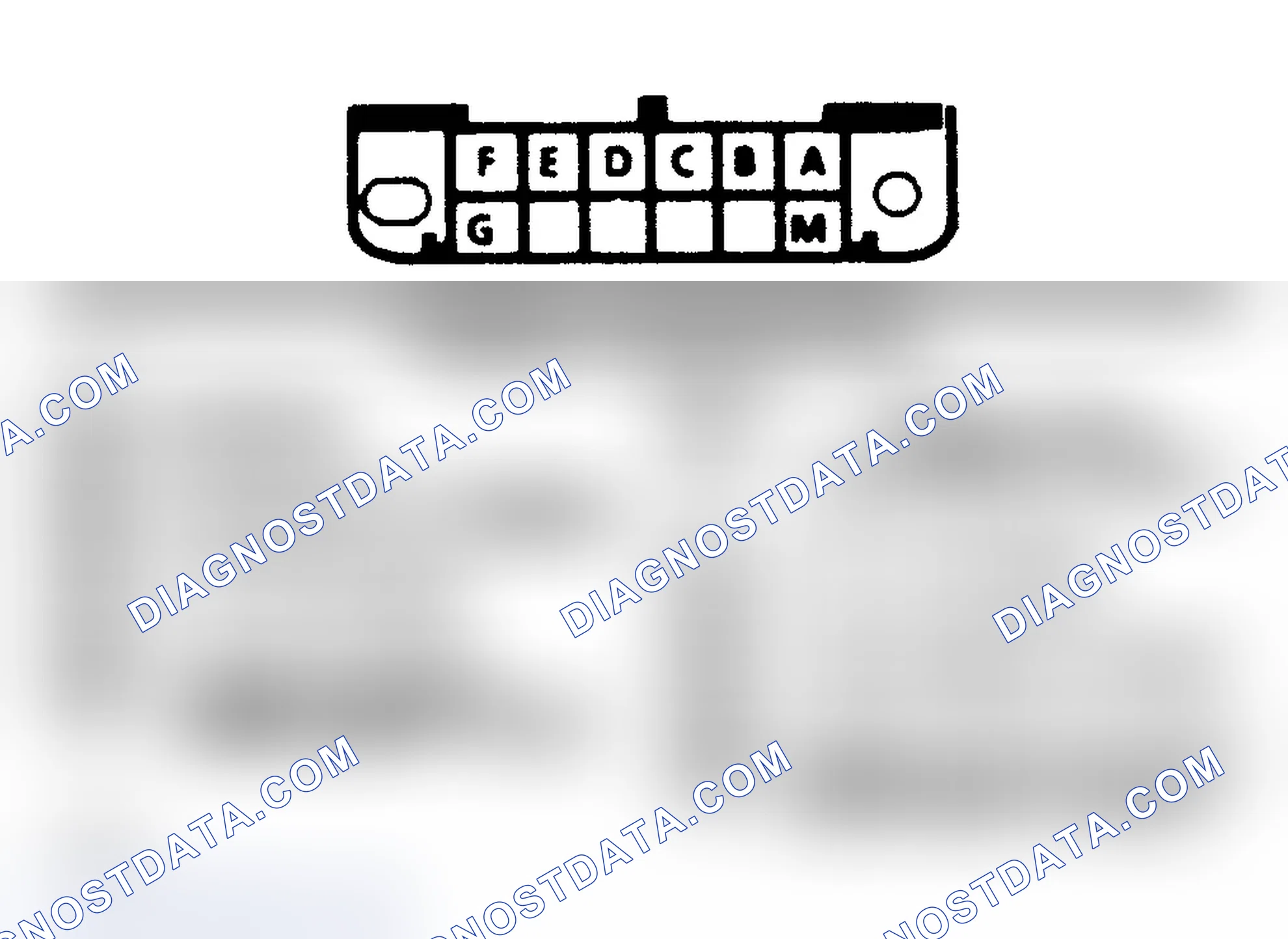 Scheme 420: ALDL Connector Terminal Identification