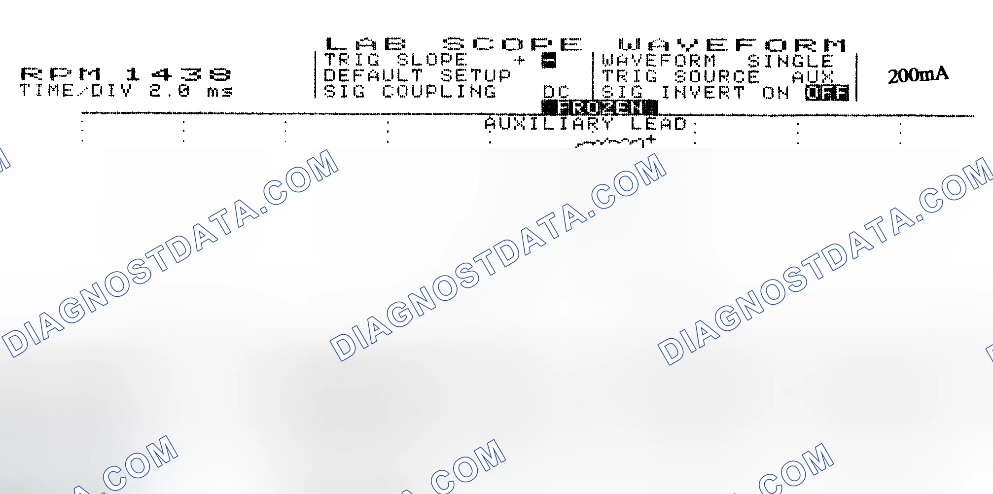Scheme 15: Single Injector w/Normal Current Flow - Current Pattern