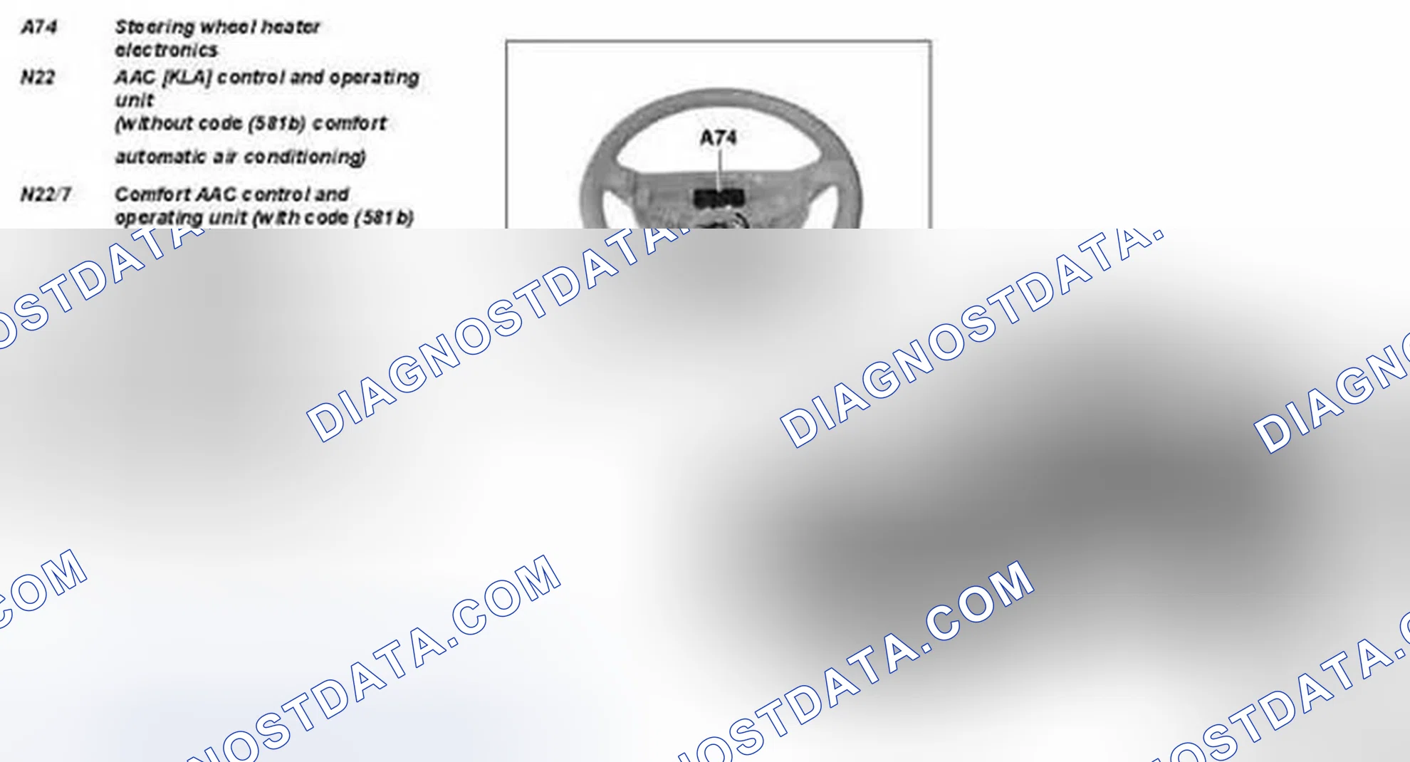 Fig. 4: Identifying Steering Wheel Heater (LRH) Components Locations