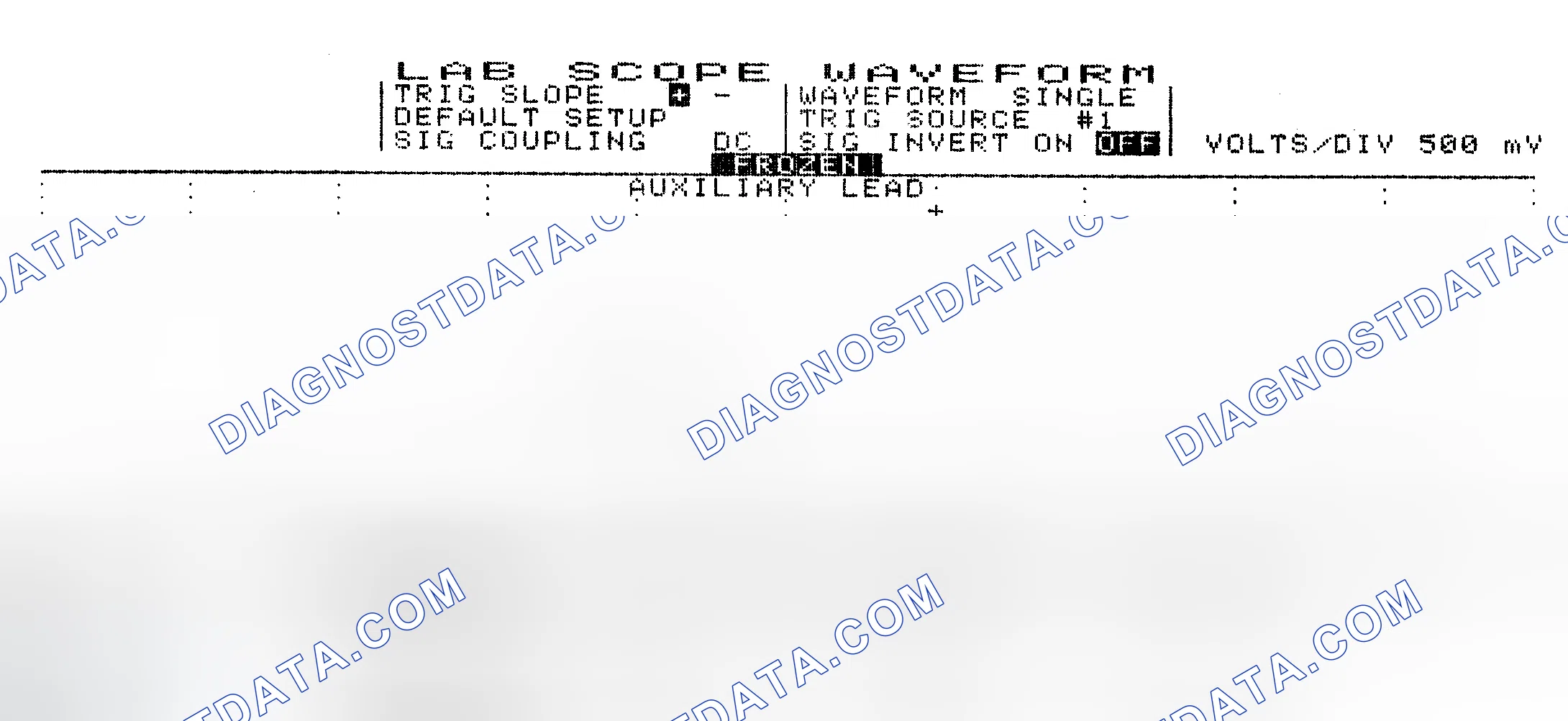 Scheme 10: Single Injector w/Excessive Current Flow - Current Pattern