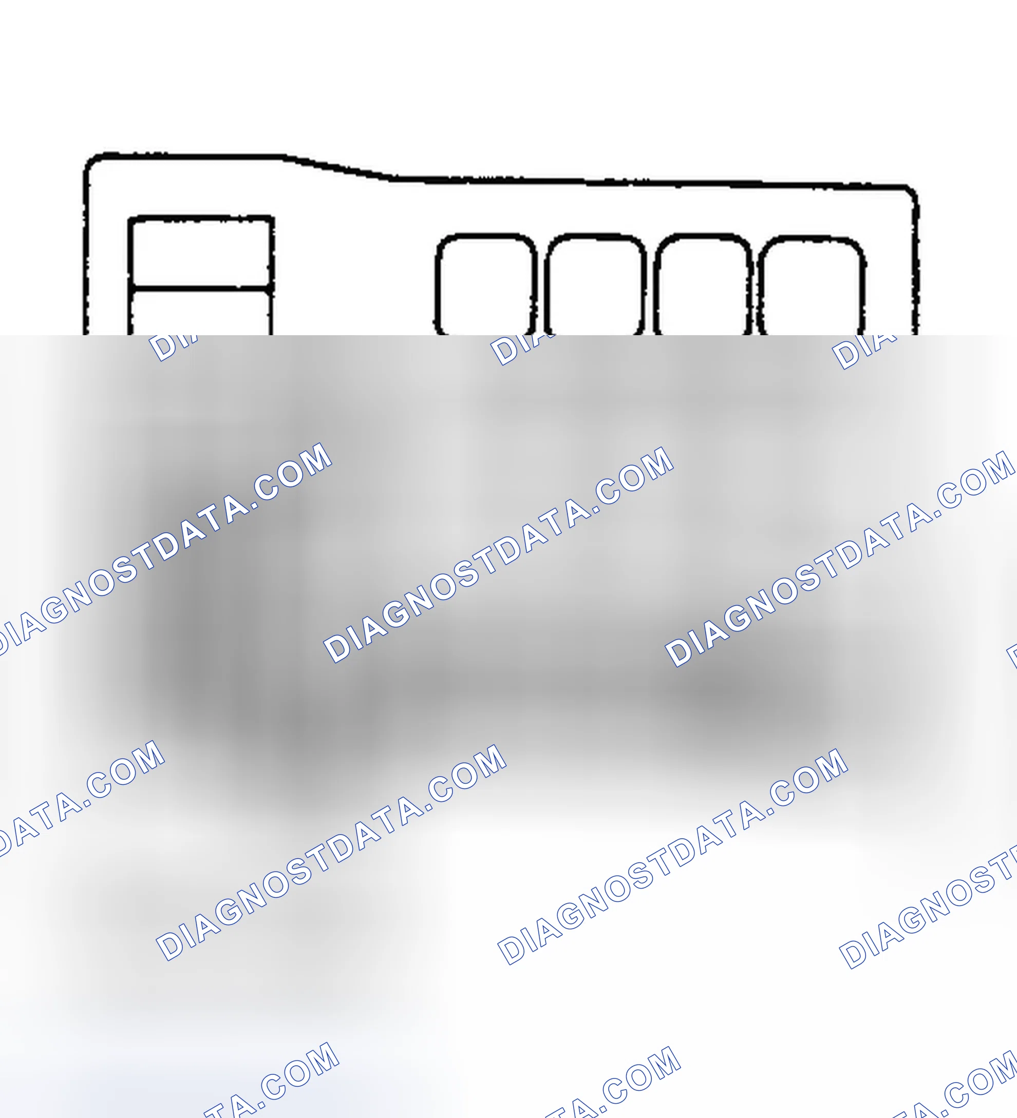 Scheme 4: ENGINE COMPARTMENT FUSE PANEL IDENTIFICATION - 2.4L (1996)