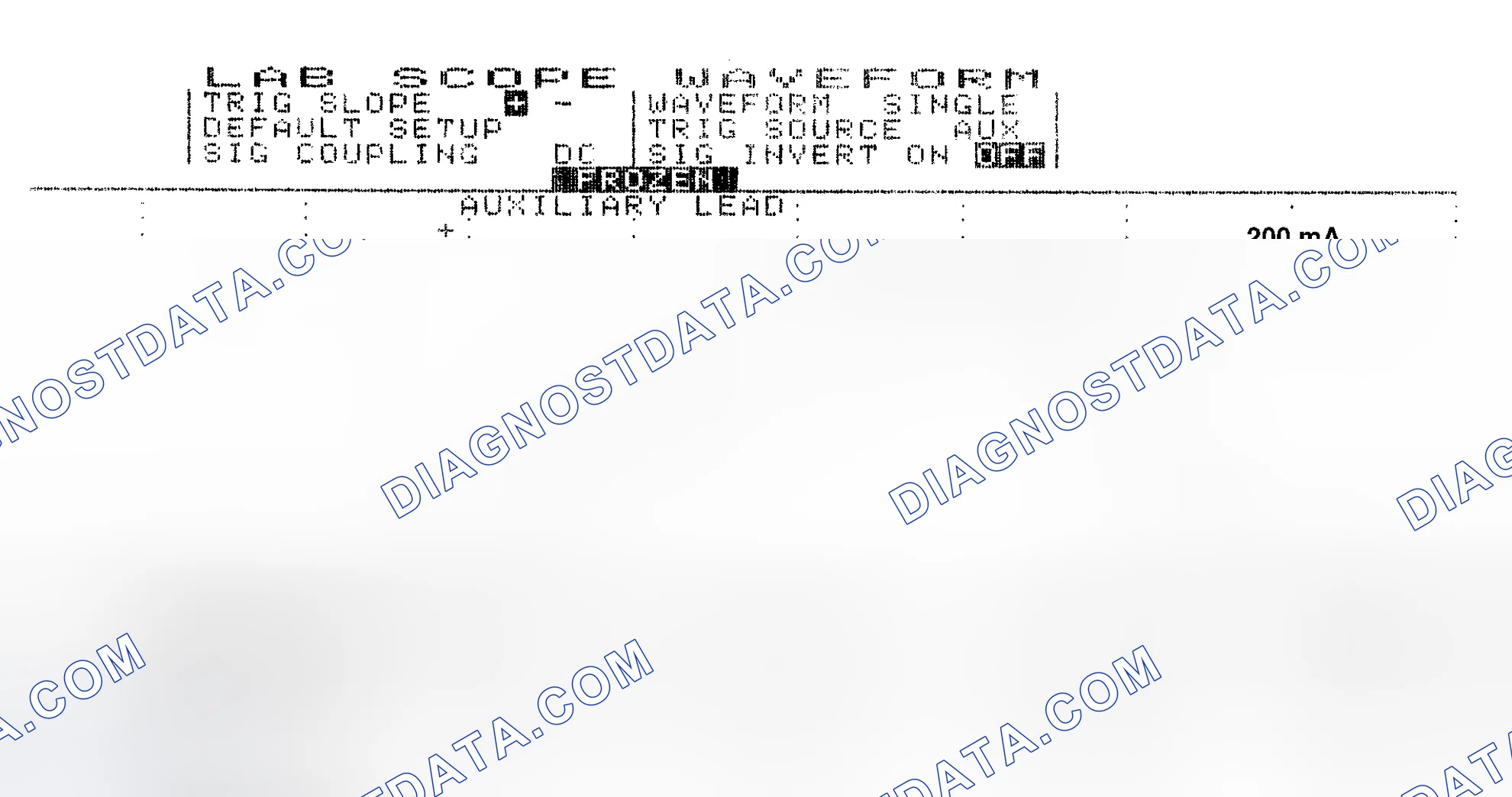 Scheme 13: Single Injector w/Normal Current Flow - Current Pattern