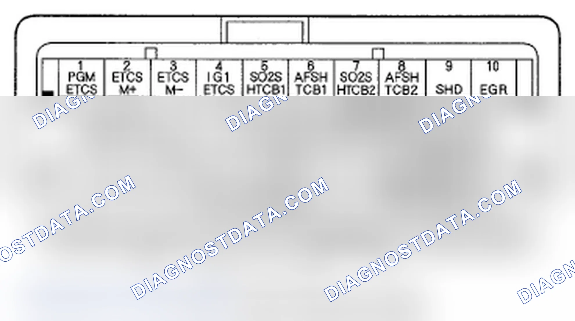 Scheme 208: PCM Inputs and Outputs at Connector C (o) (49P)