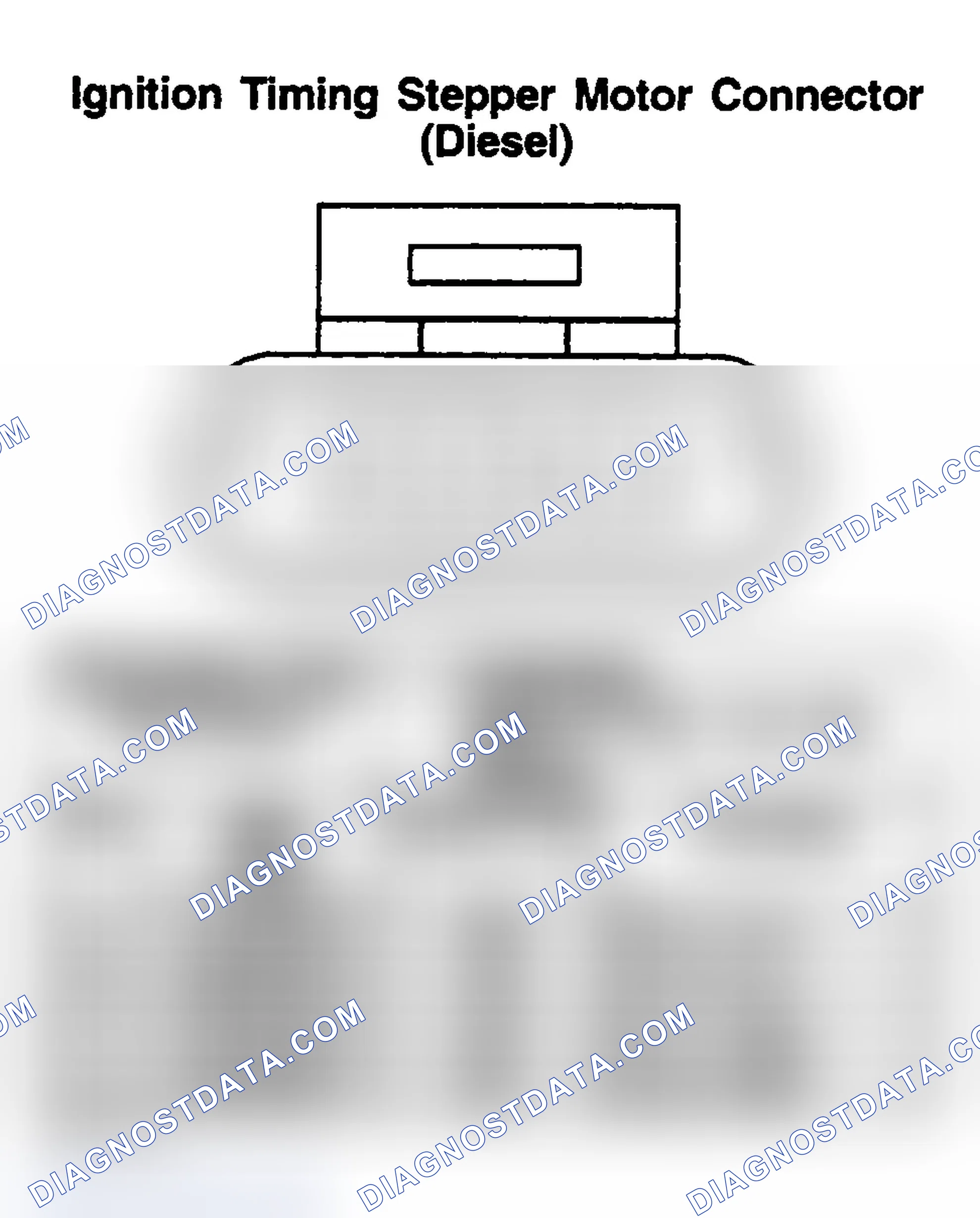 Scheme 186: IGNITION TIMING STEPPER MOTOR (DIESEL)