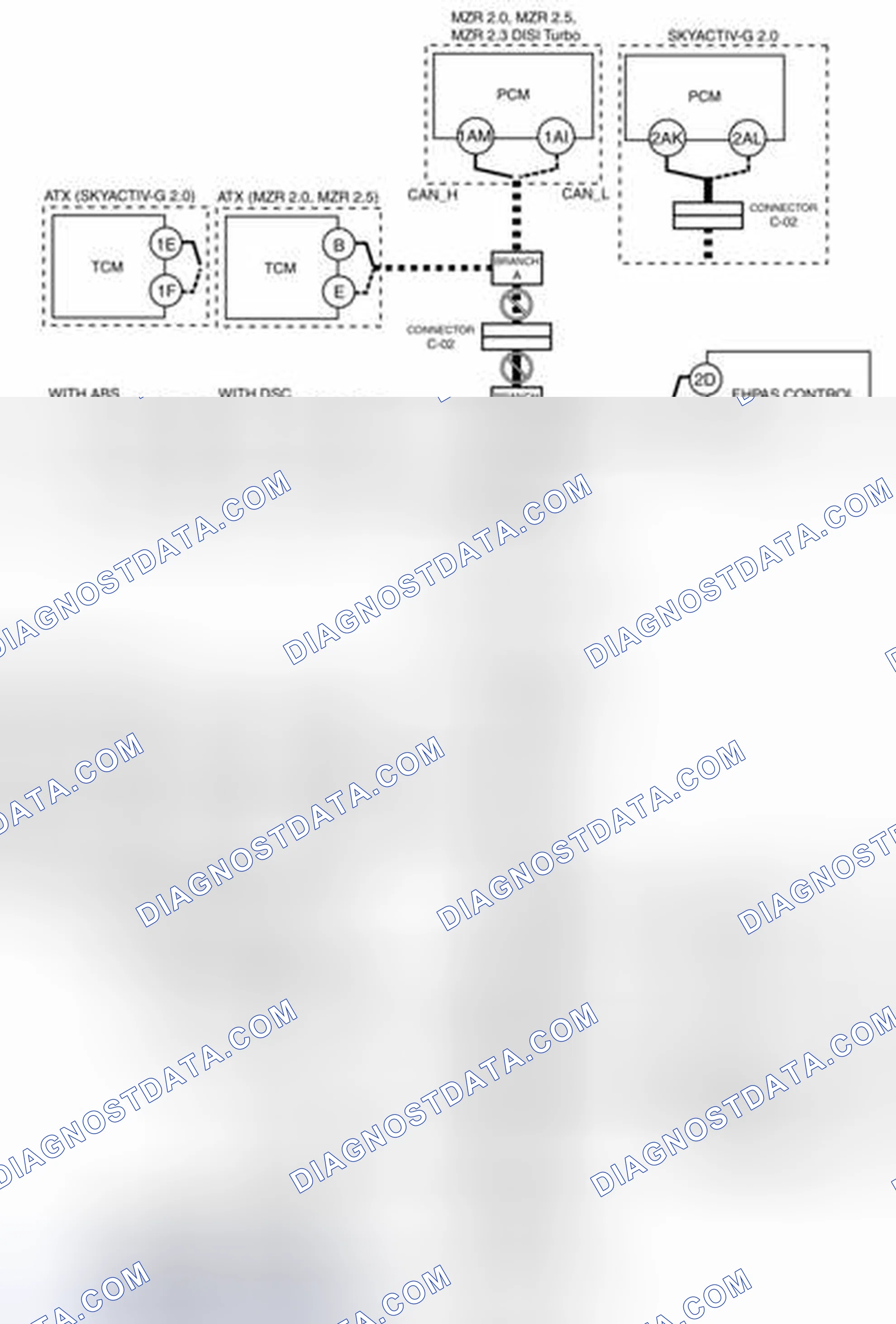 Scheme 70: Branch A And Connector C-02 (Open Circuit) System Wiring Diagram