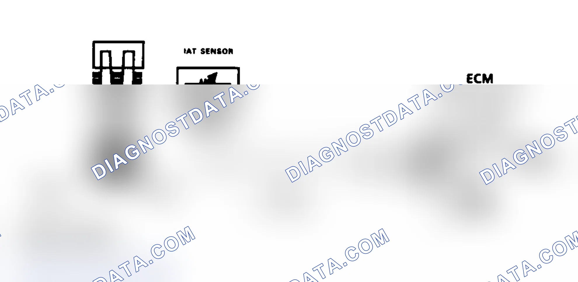Scheme 304: CODE 23 - MAT Sensor Temp. Low Schematic (4.3L Turbo)