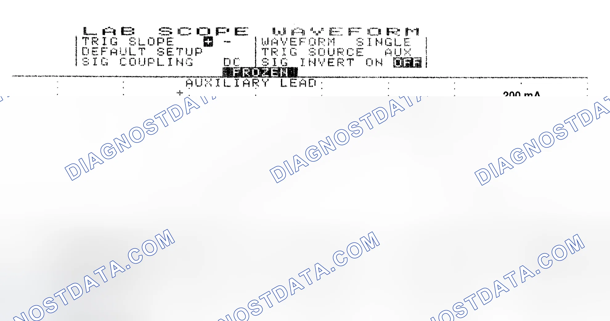 Scheme 13: Single Injector w/Normal Current Flow - Current Pattern