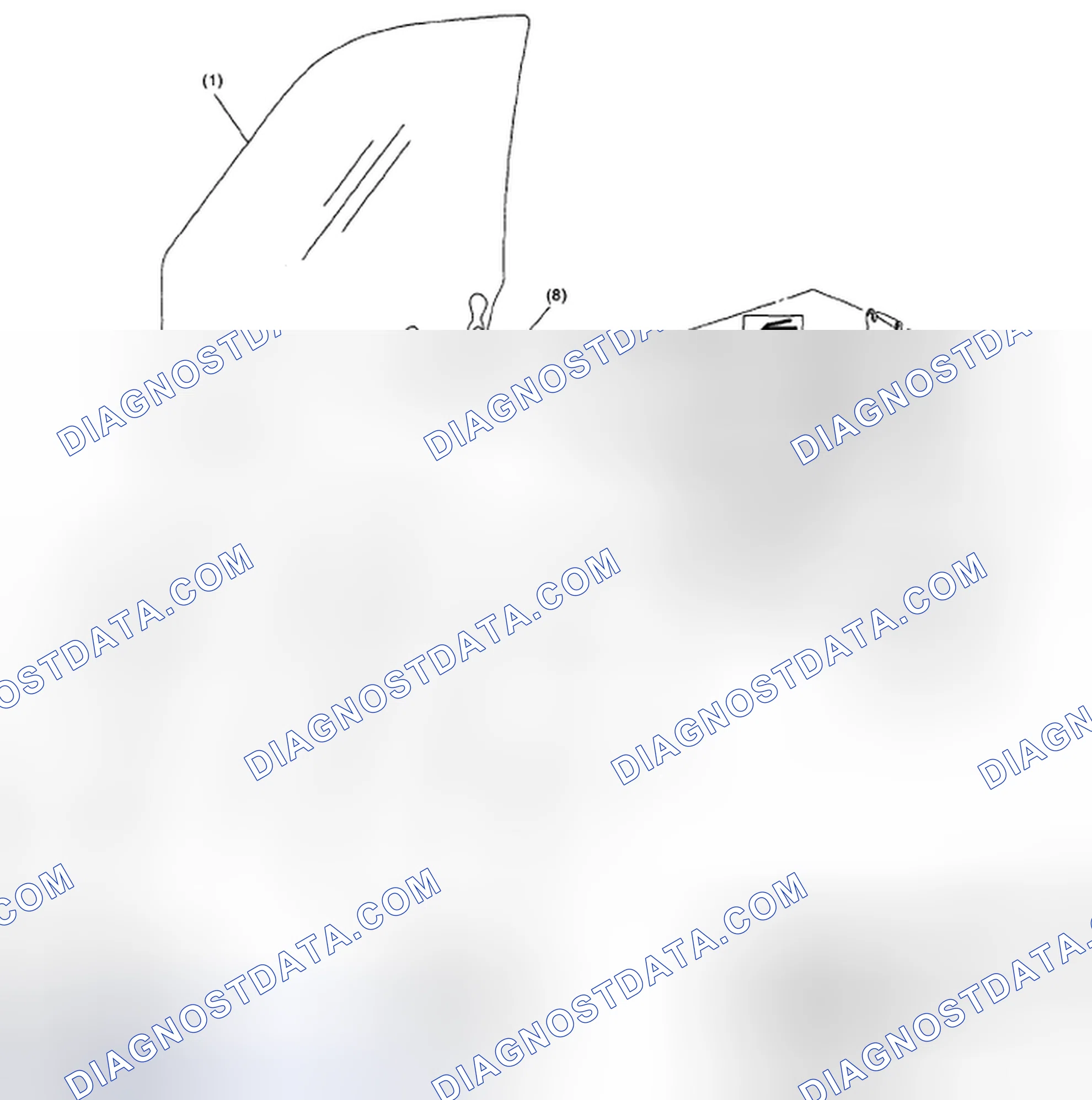 Scheme 2: FRONT DOOR GLASS