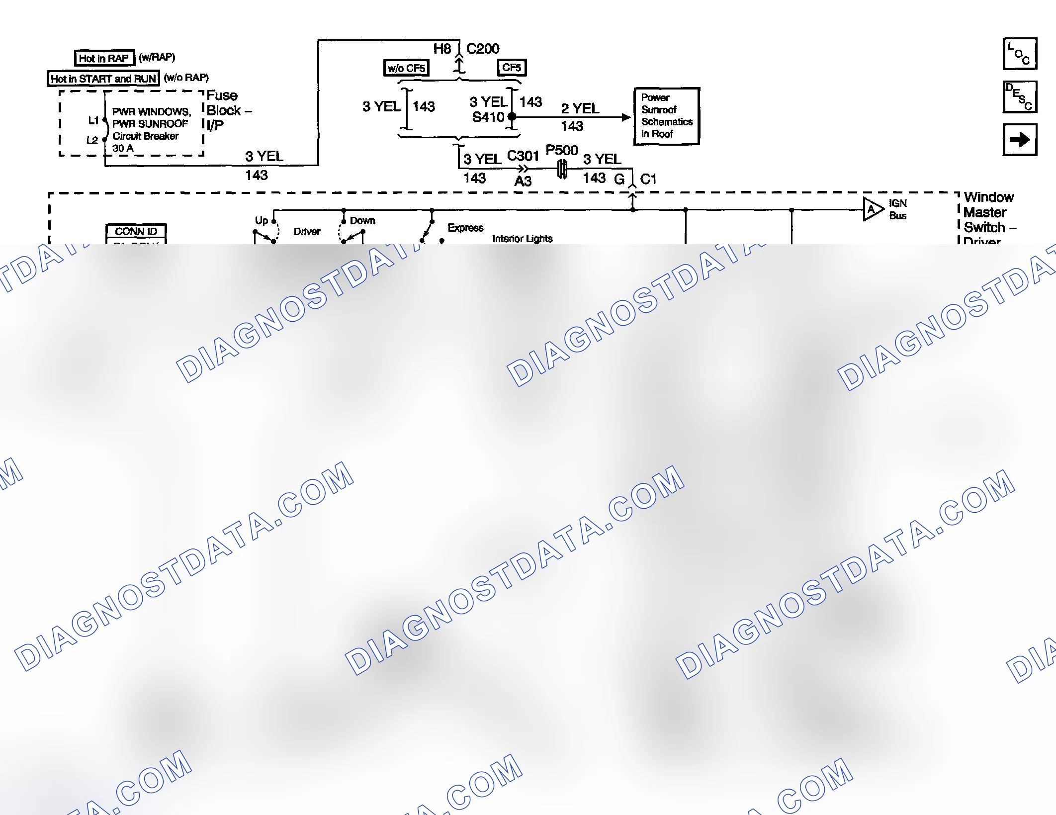 Scheme 30: Power Window Schematics