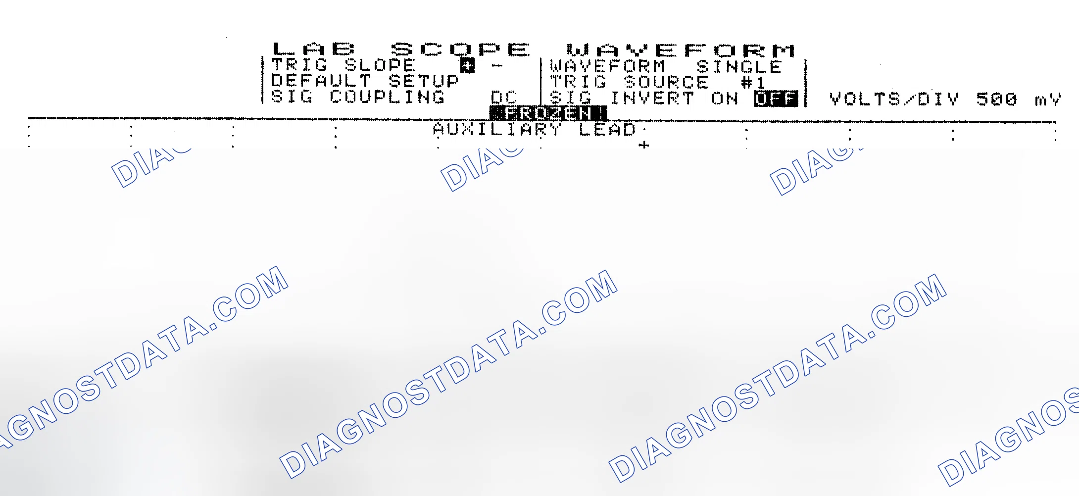 Scheme 10: Single Injector w/Excessive Current Flow - Current Pattern