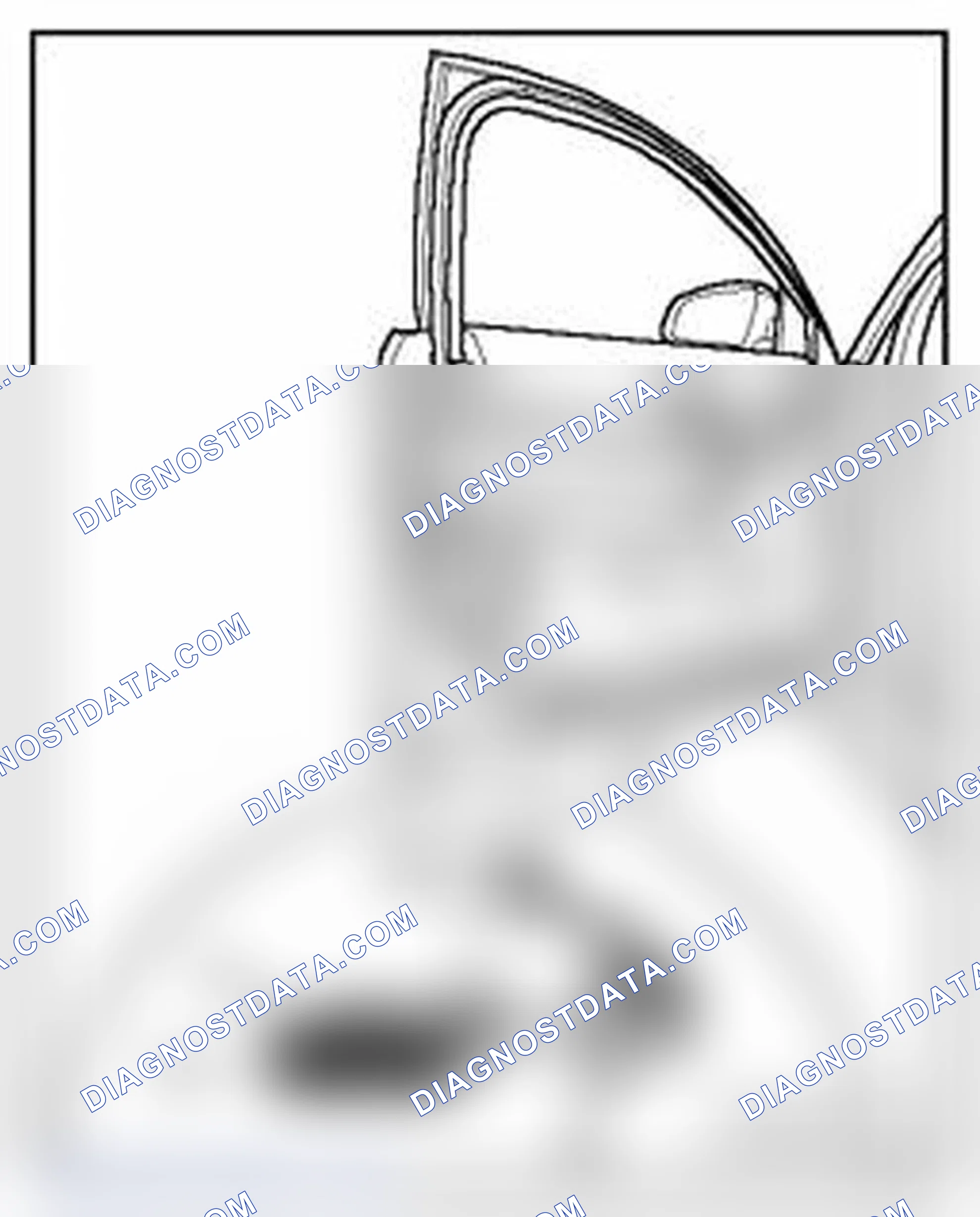 Scheme 334: Door safety light and entry light, removing and installing