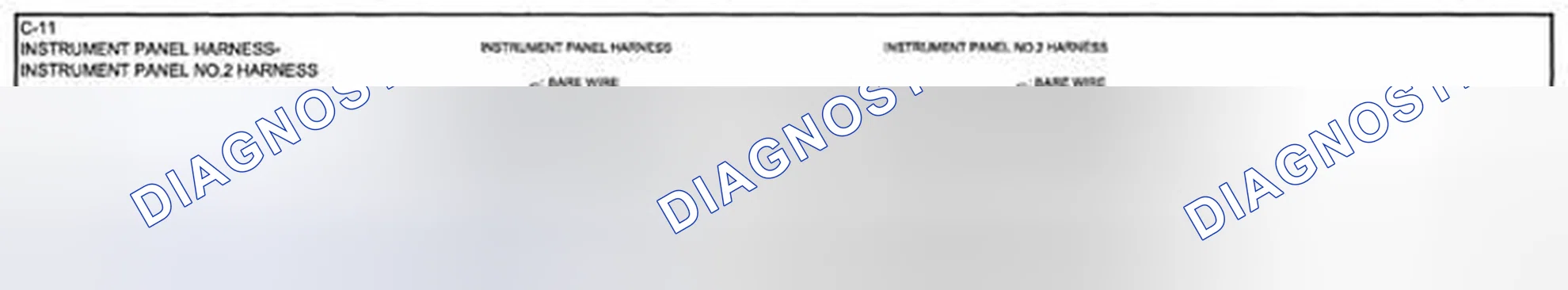 Scheme 44: Identifying Instrument Panel Harness Connector Terminals (C-11)