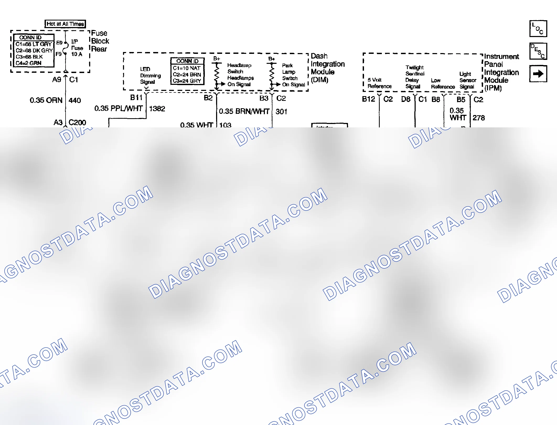 Scheme 2: HEADLIGHTS/DAYTIME RUNNING LIGHTS (DRL) SCHEMATICS