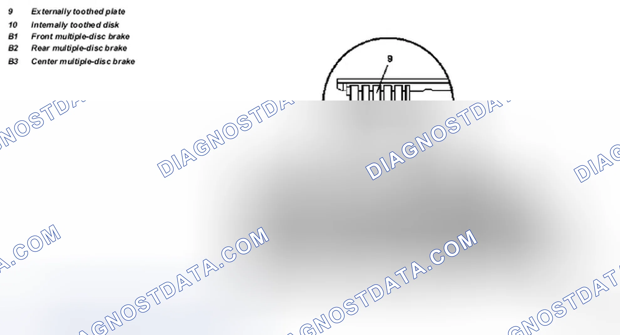 Scheme 275: Multiple-disc brake, location / task / design / function - GF27.51-P-5100G