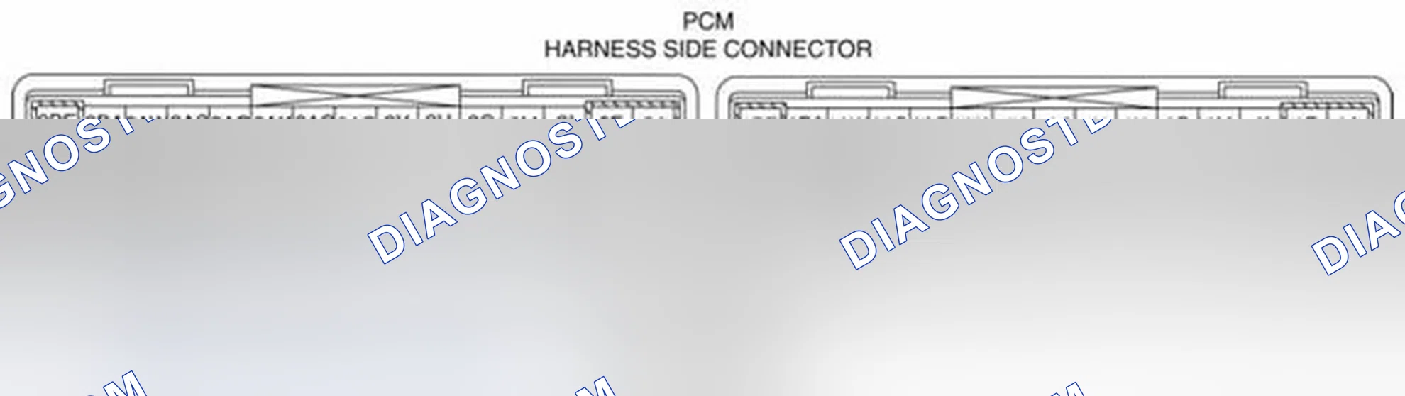 Scheme 132: PCM Harness Connector Terminal Identification