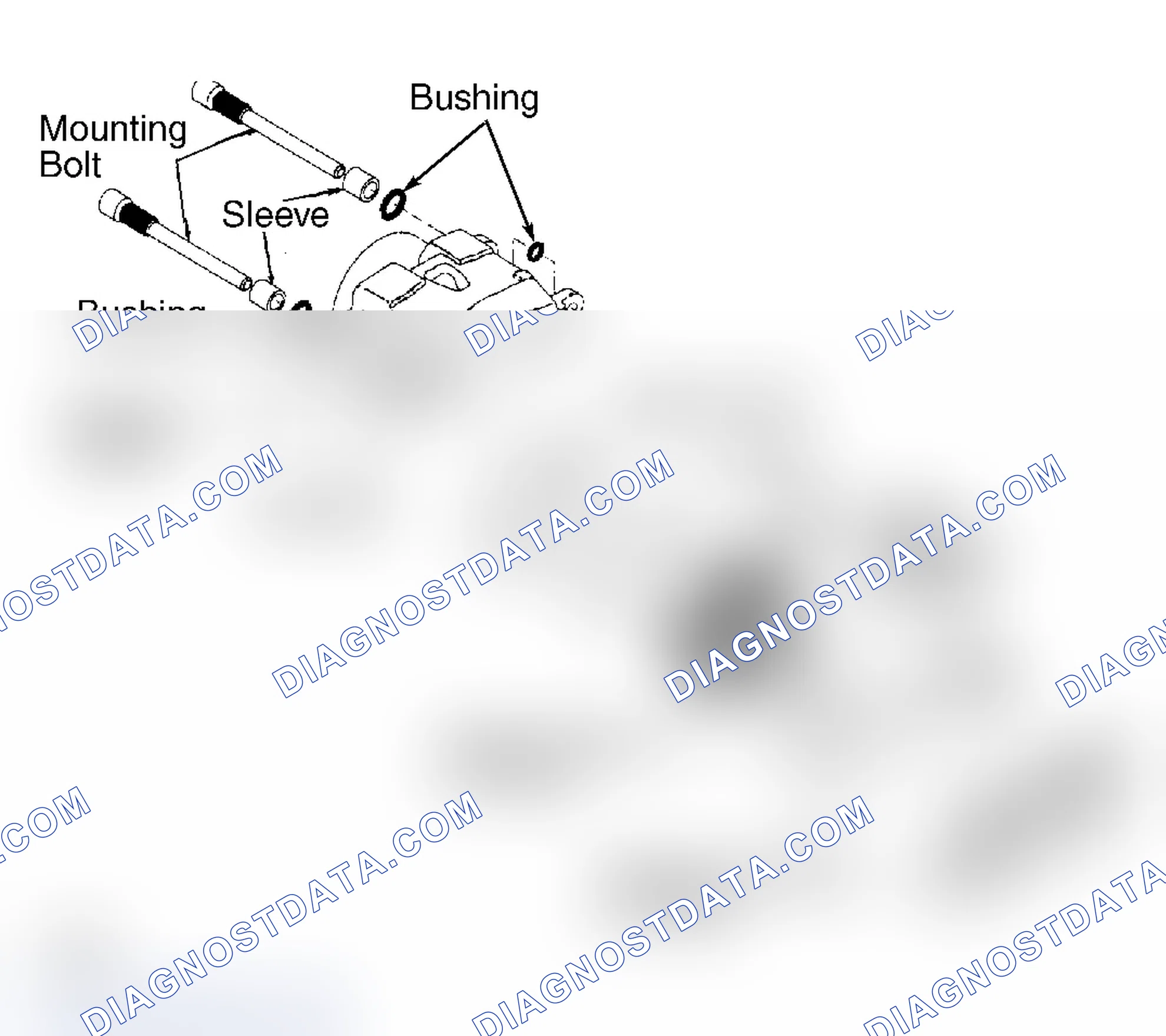 Scheme 3: Exploded View of Floating Caliper Assembly