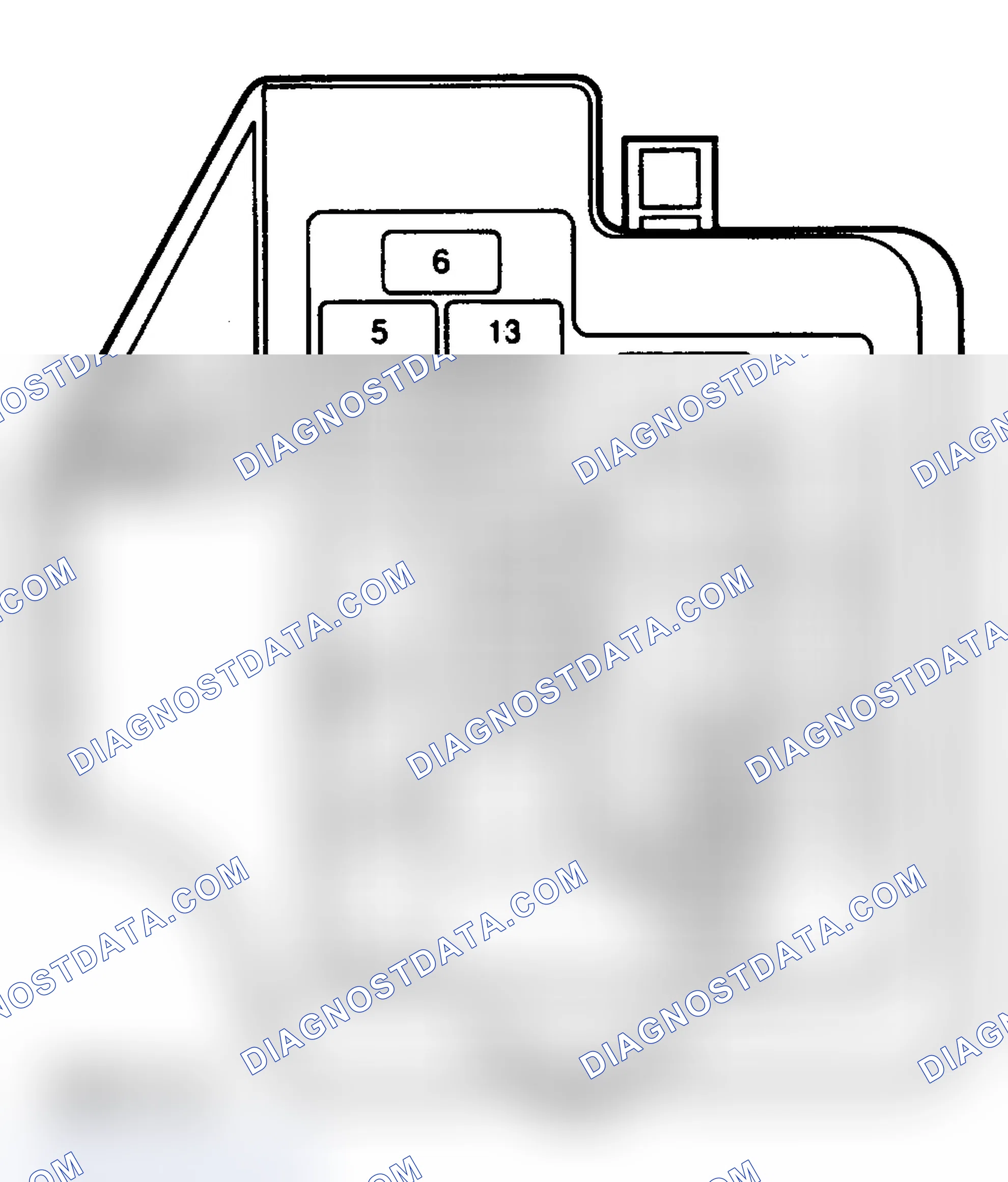 Scheme 11: UNDERHOOD FUSE PANEL IDENTIFICATION (1993-96)
