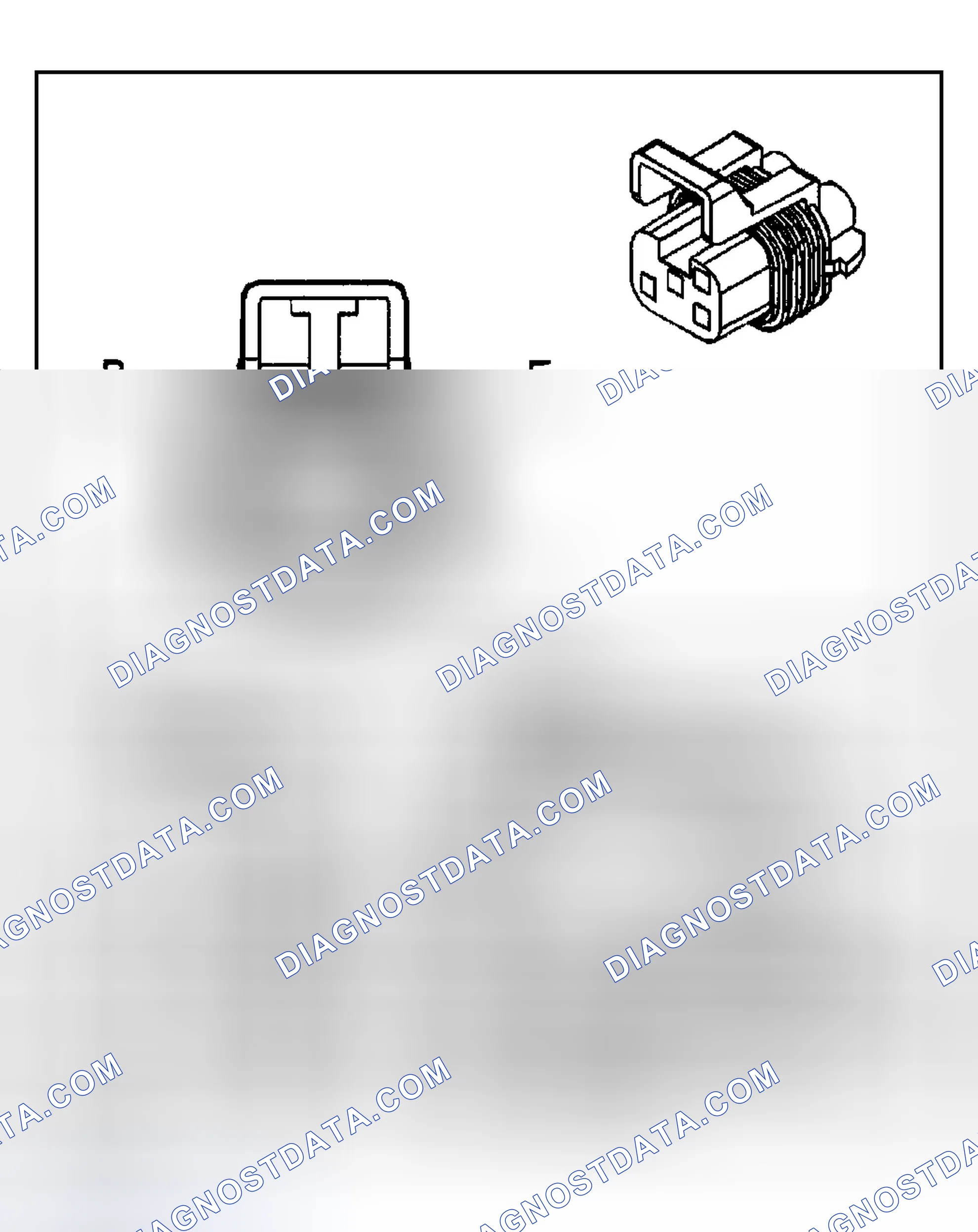 Scheme 263: Transfer Case Control Connector End View
