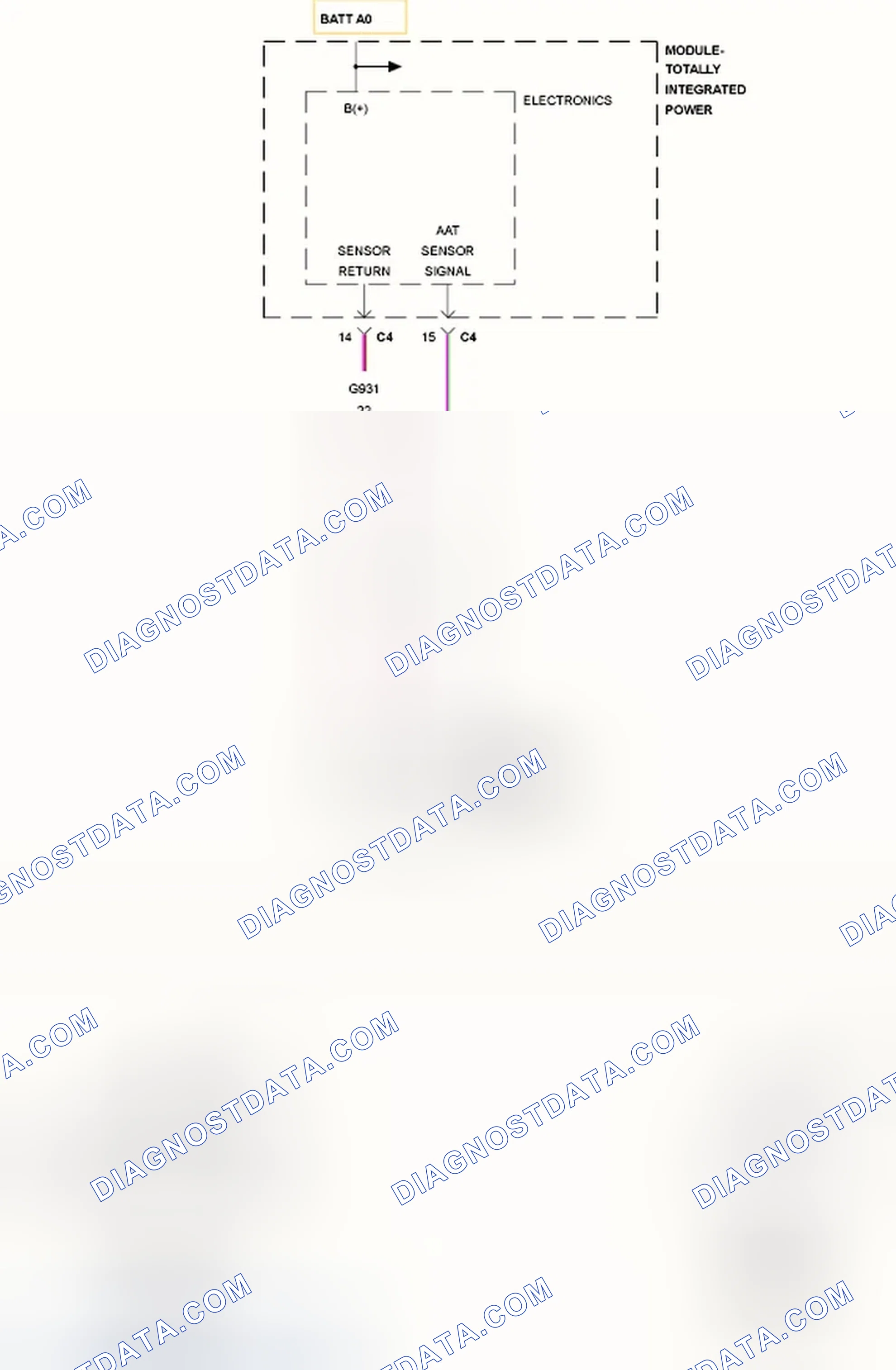 Scheme 348: P0072-AMBIENT AIR TEMPERATURE SENSOR CIRCUIT LOW