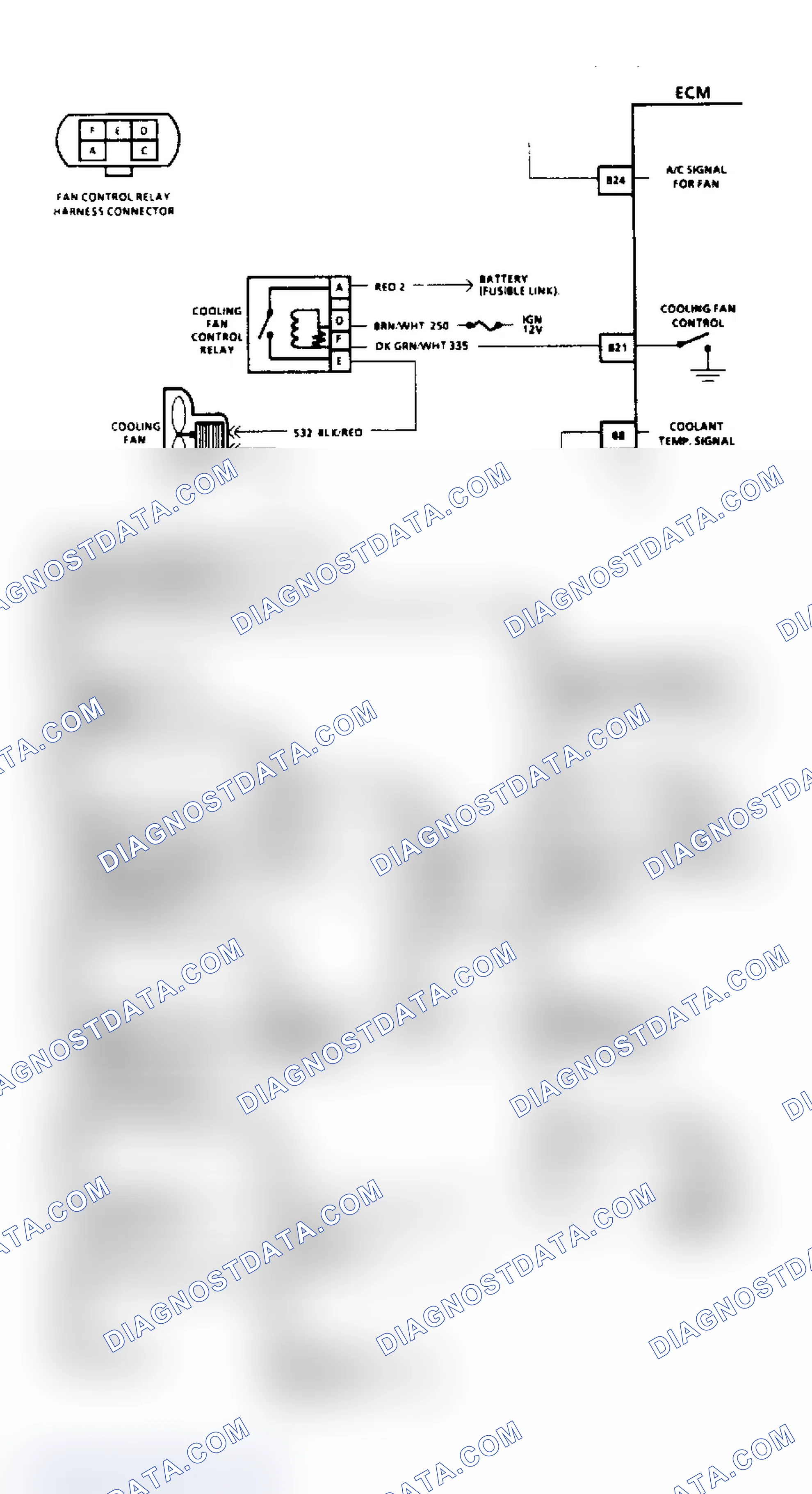 Fig. 1: Chart C-12, Engine Cooling Fan - 2.5L TBI