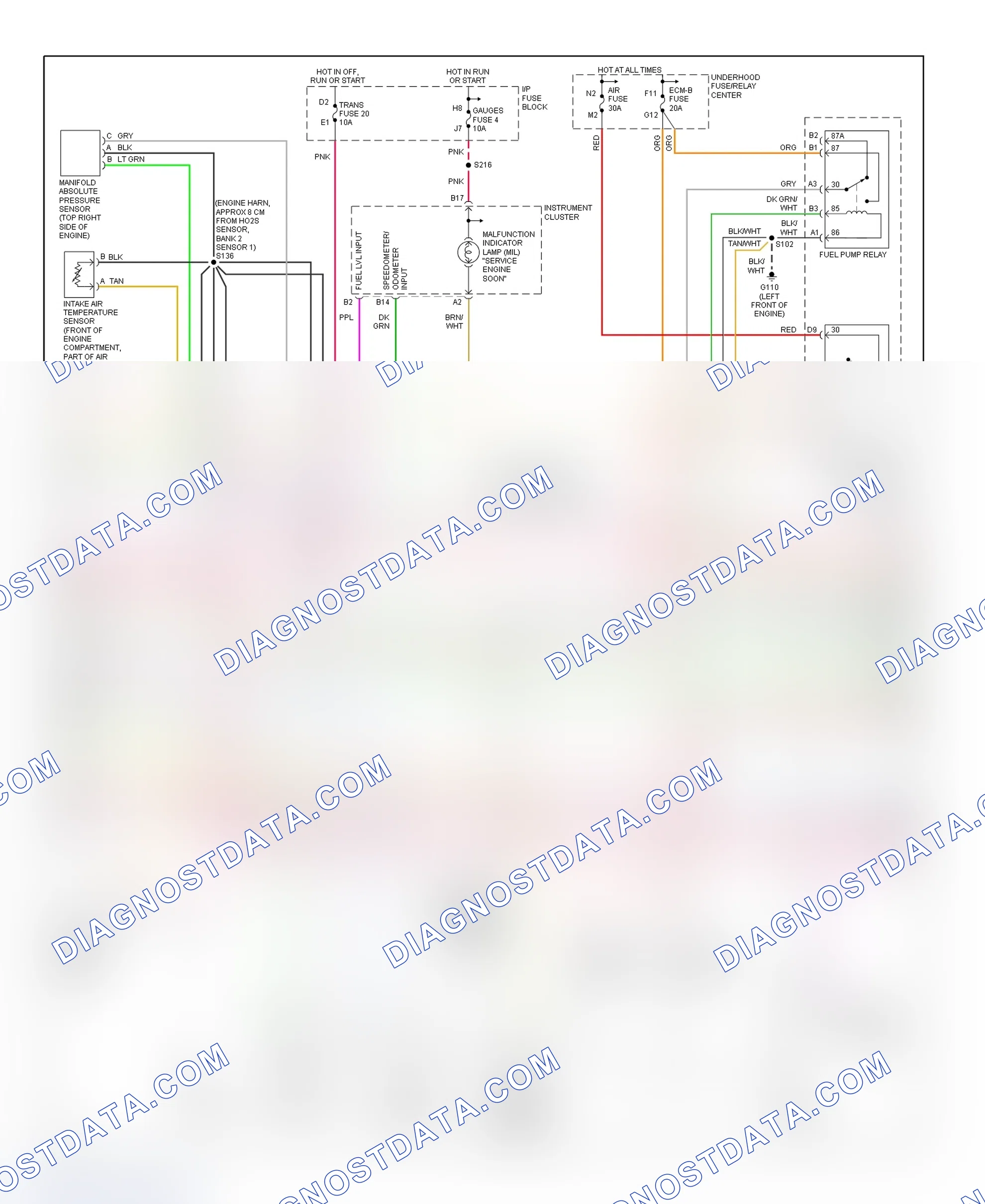 Scheme 56: PCM Wiring Diagram (Chevy Express & Savana - 5.0L & 5.7L - 3 Of 4)