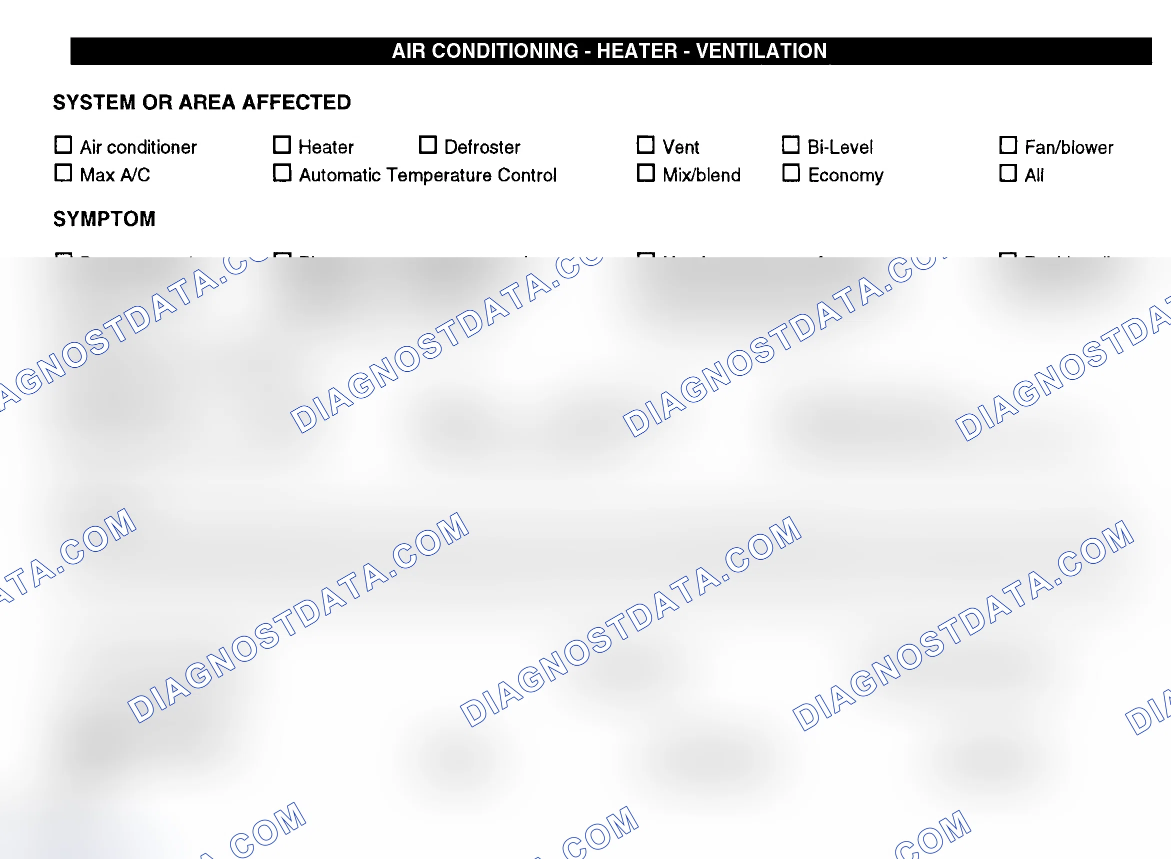 Scheme 8: Air Conditioning, Heater & Ventilation