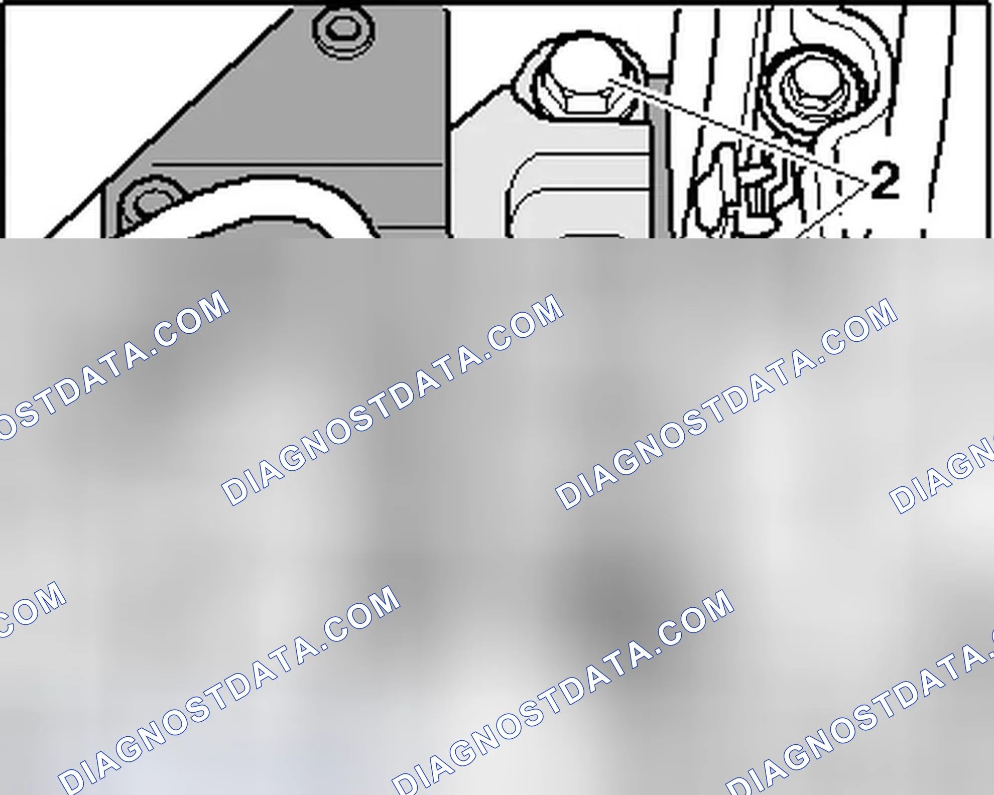 Scheme 384: SUBFRAME MOUNT, CHECKING ADJUSTMENT