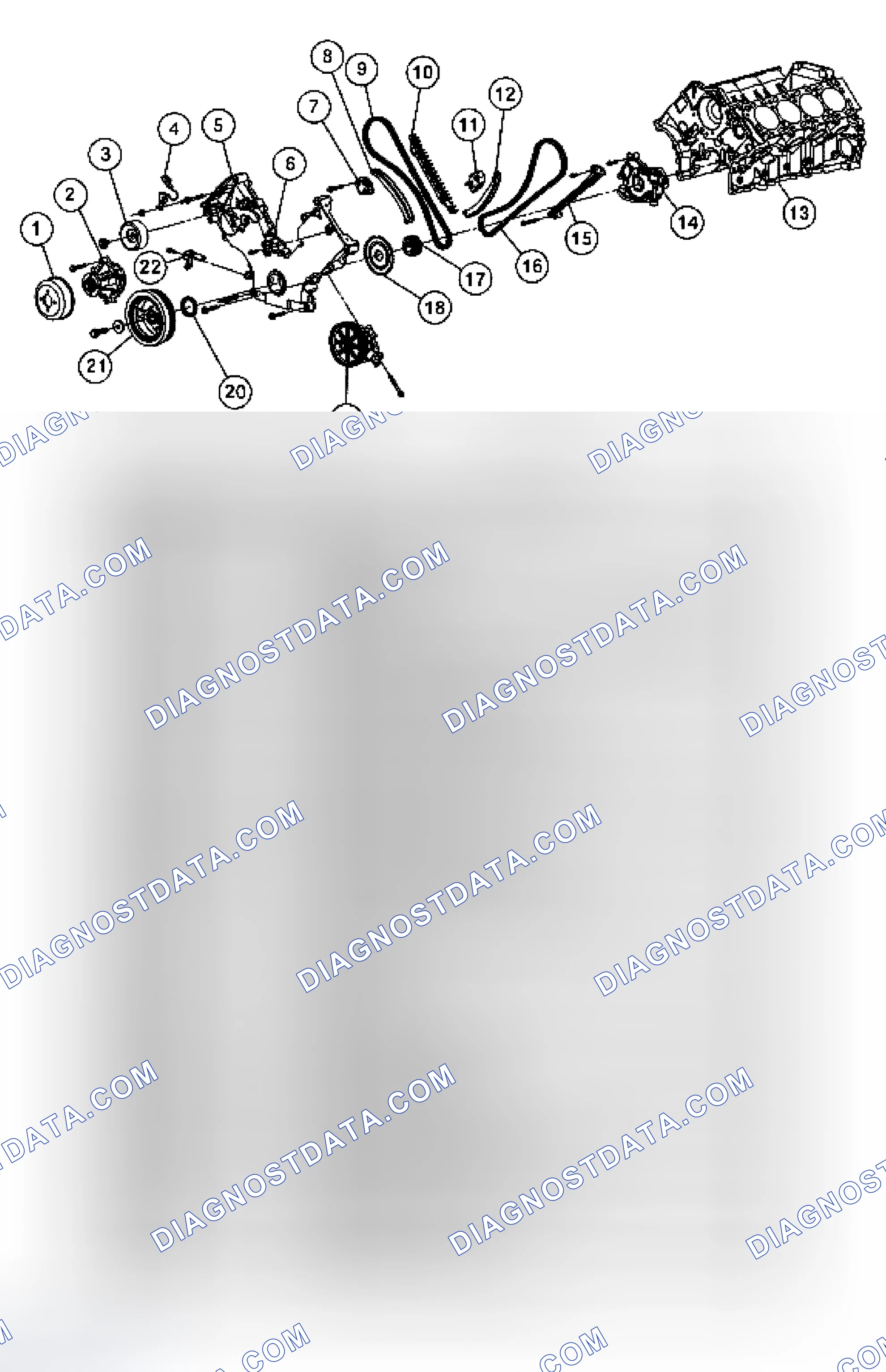 Scheme 228: 4.6L Romeo Engine - Front End