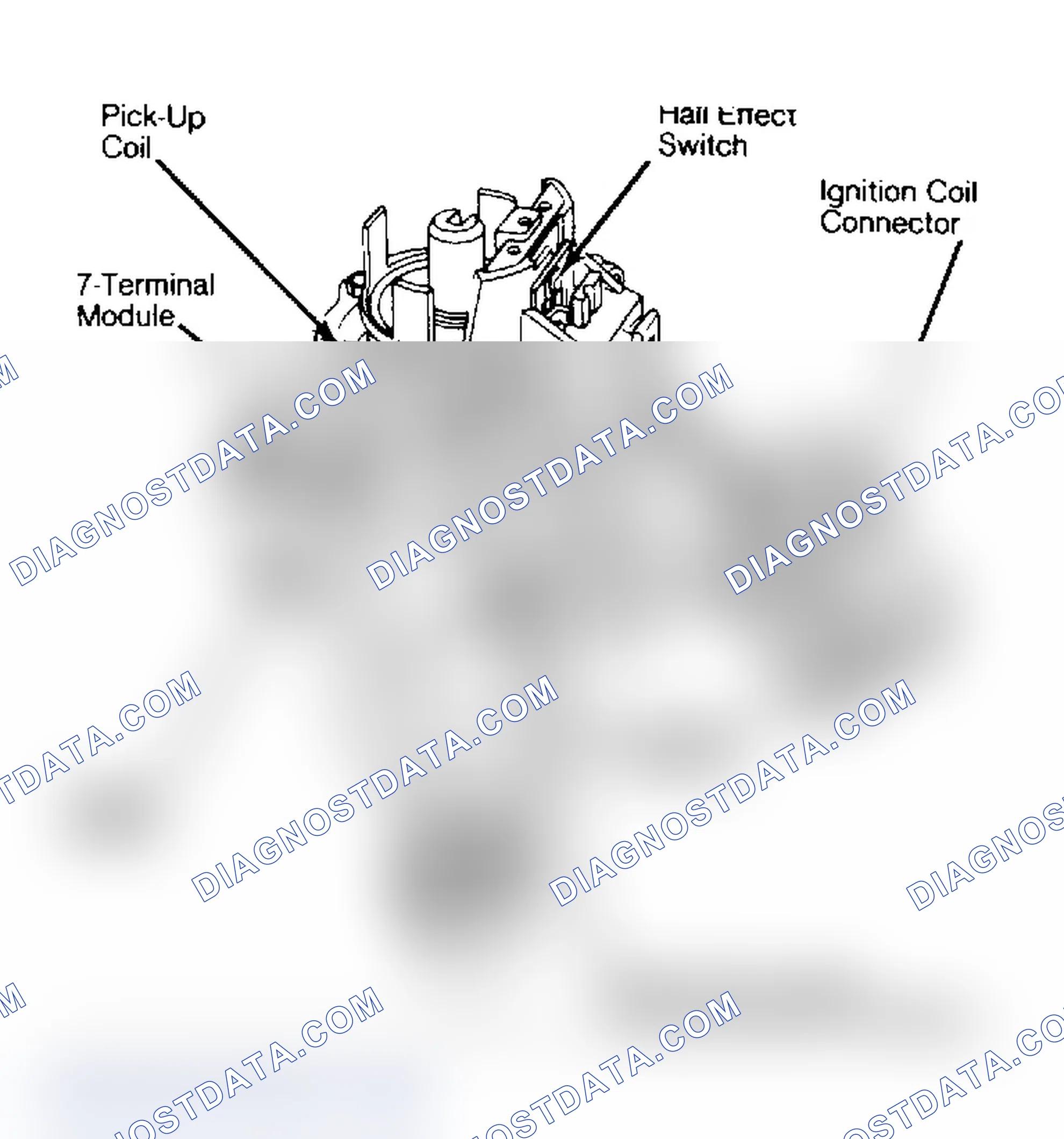 Scheme 2: HEI-EST Distributor with Hall Effect Switch External coil model shown.