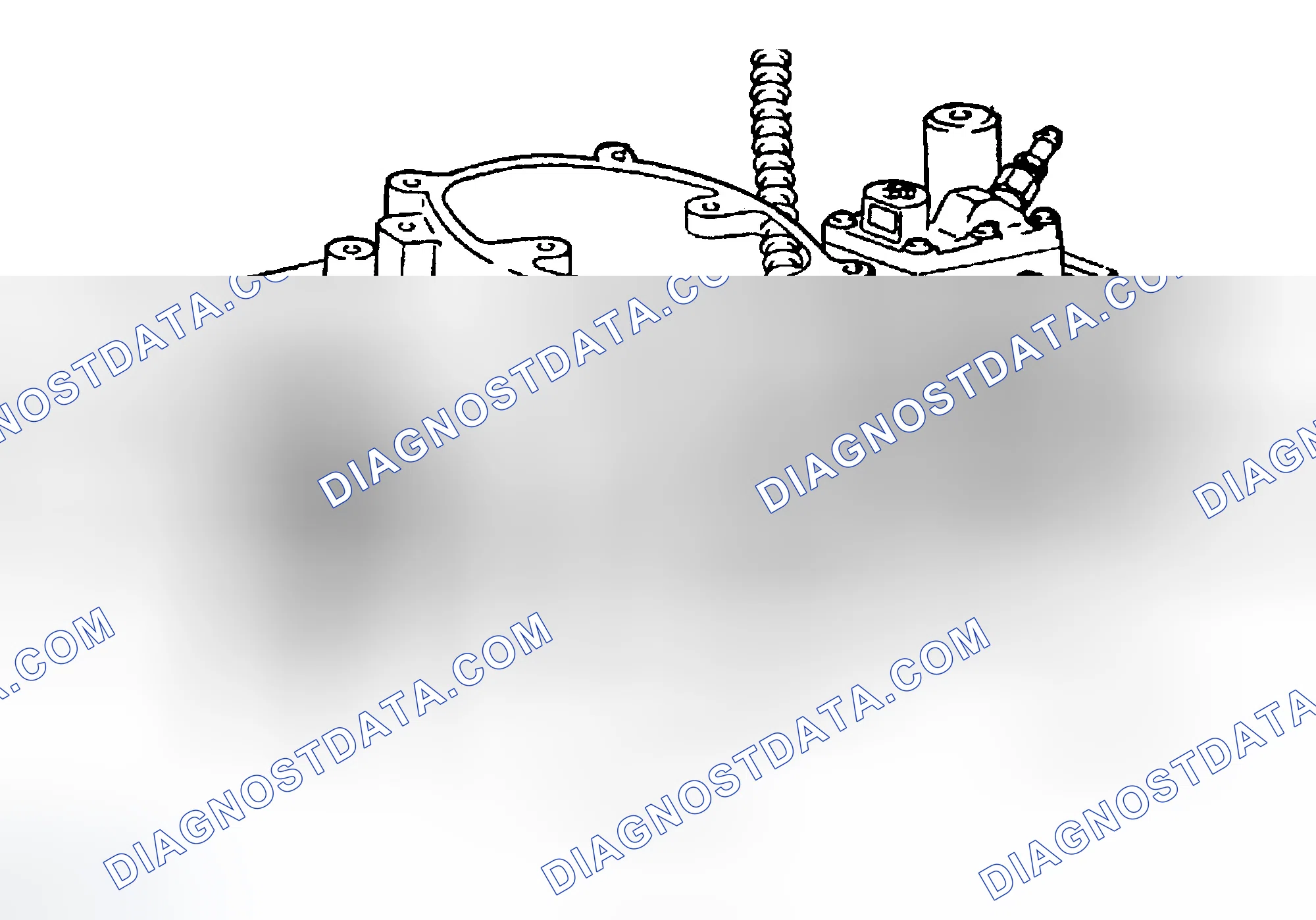 Scheme 10: Rear Of Intake Manifold (6.5L VIN F)