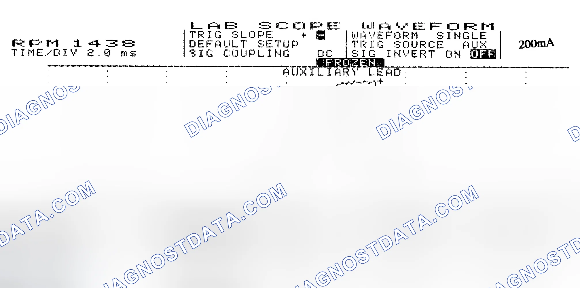 Scheme 15: Single Injector w/Normal Current Flow - Current Pattern