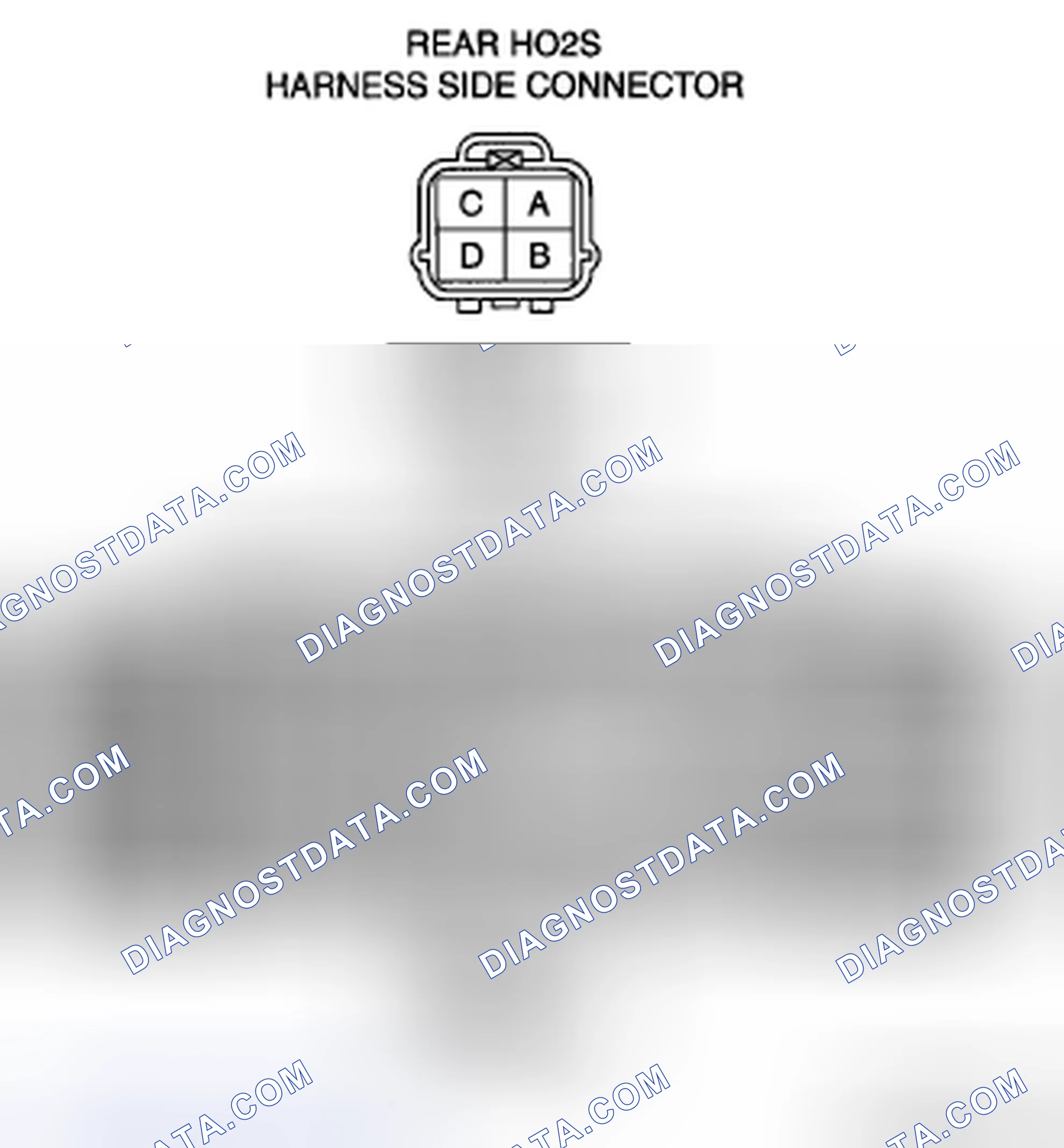 Scheme 55: Rear HO2S circuit open/short inspection (sensor)