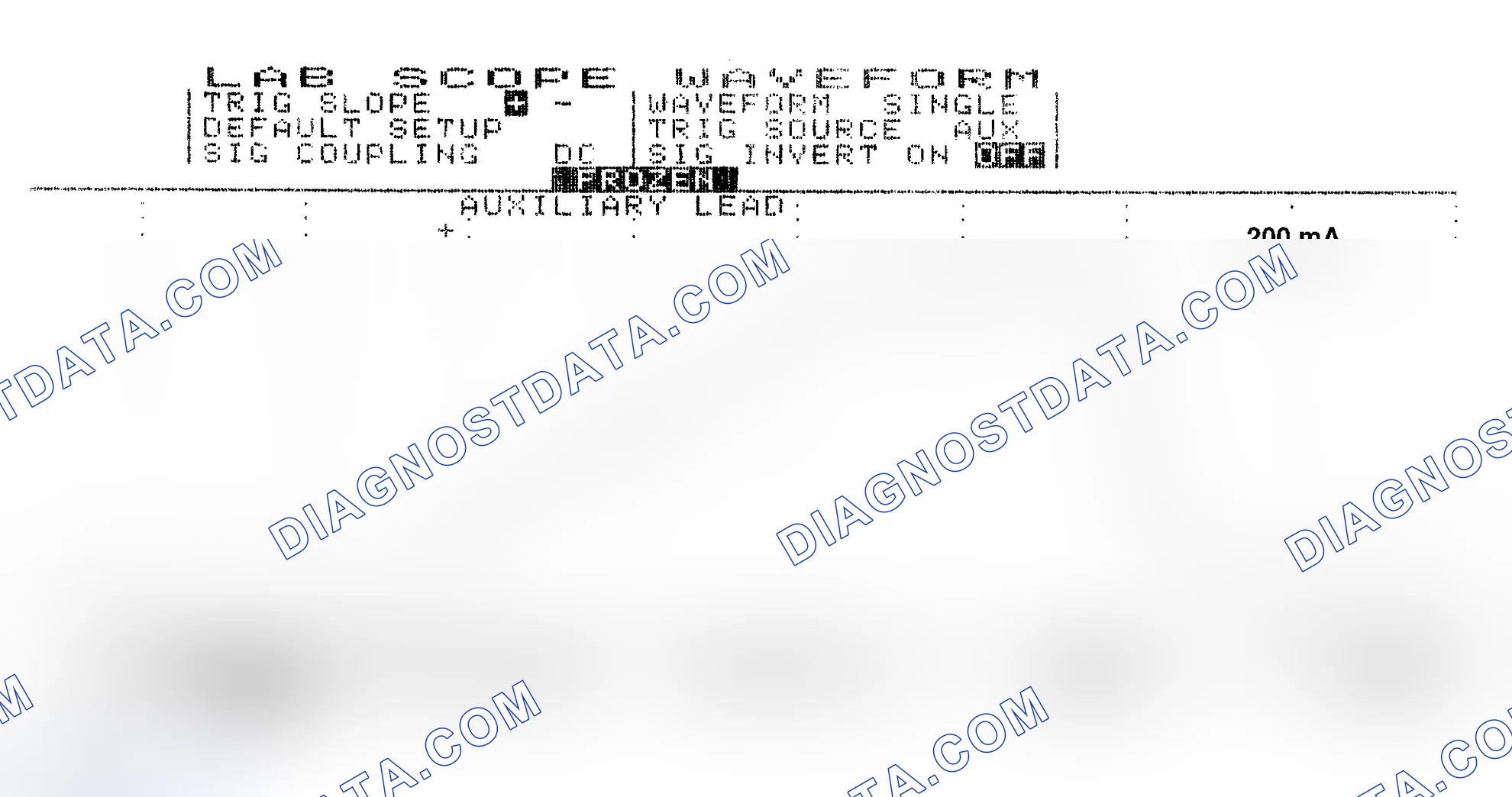 Scheme 13: Single Injector w/Normal Current Flow - Current Pattern