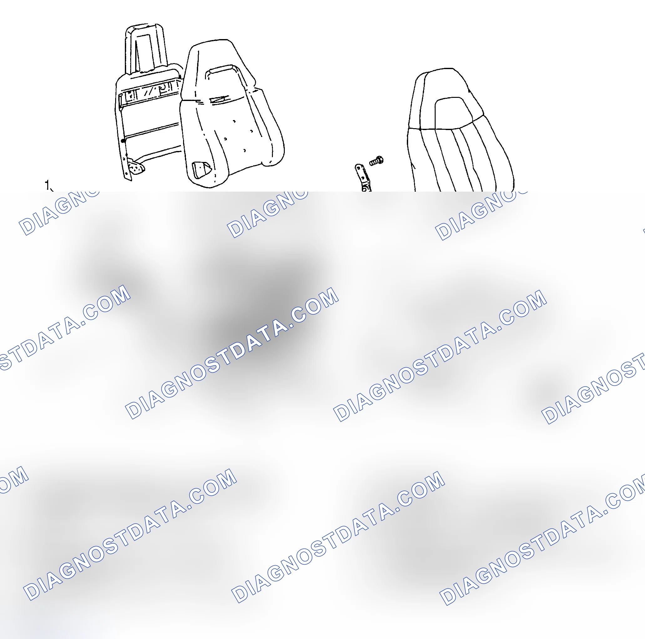 Scheme 1: Seat Belt Component Views
