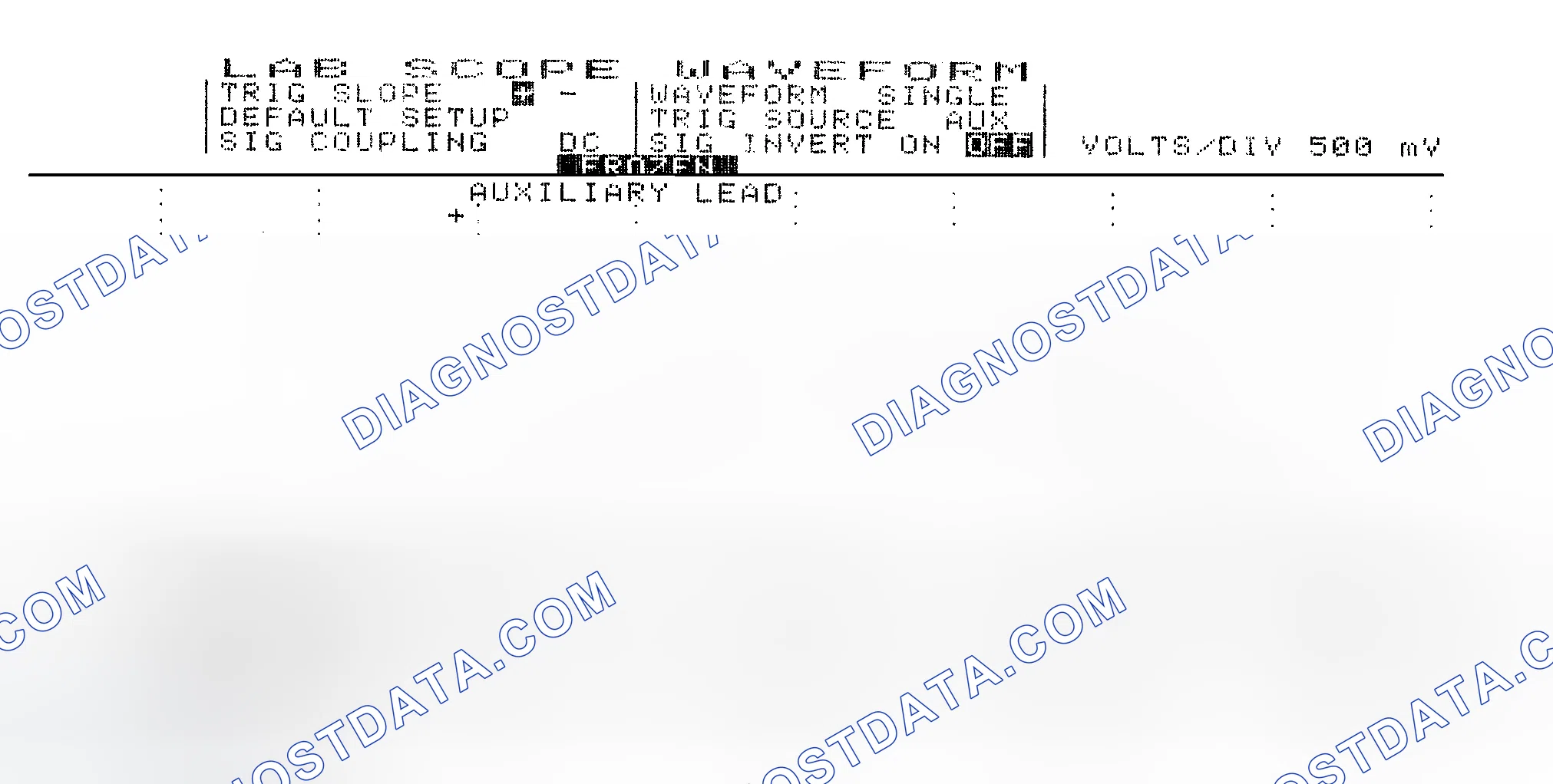 Scheme 14: Single Injector w/Excessive Current Flow - Current Pattern