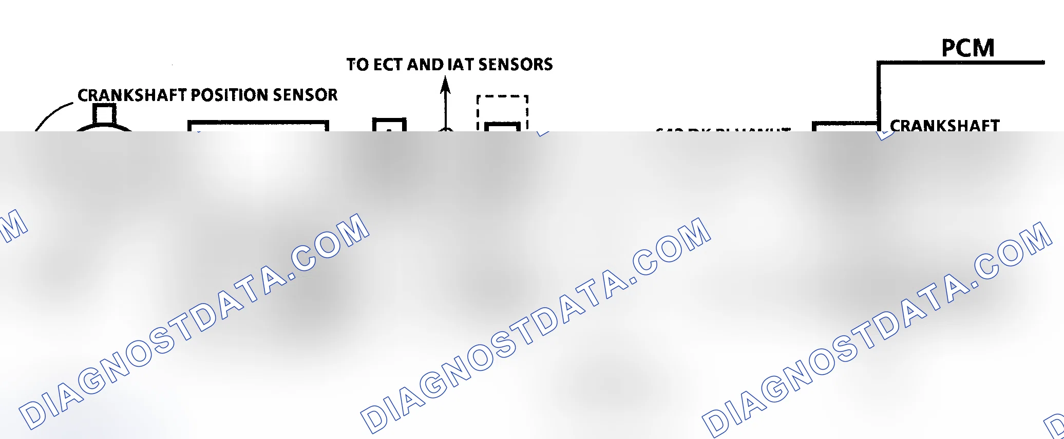 Scheme 450: DTC 19 Schematic ("P" Series) Crankshaft Position Reference Error
