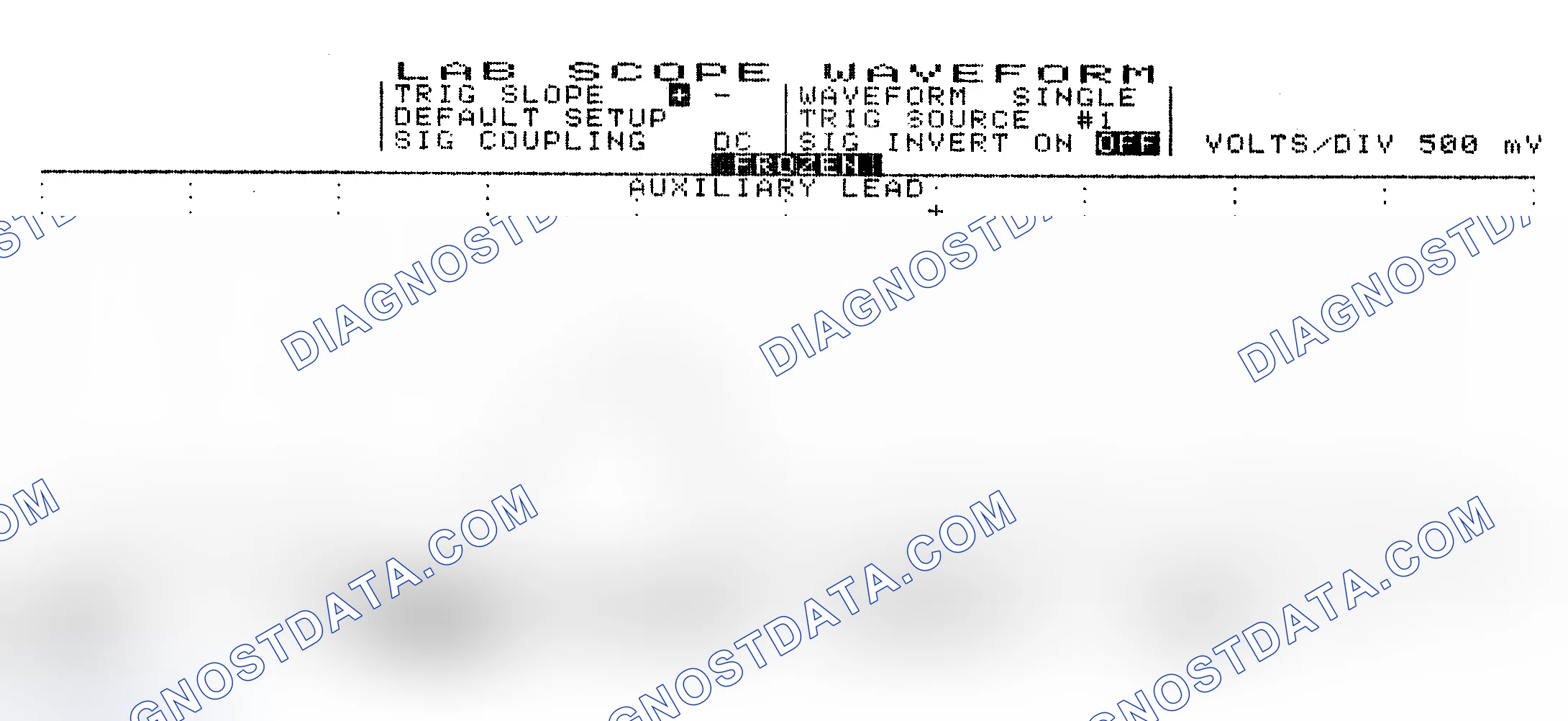 Scheme 10: Single Injector w/Excessive Current Flow - Current Pattern