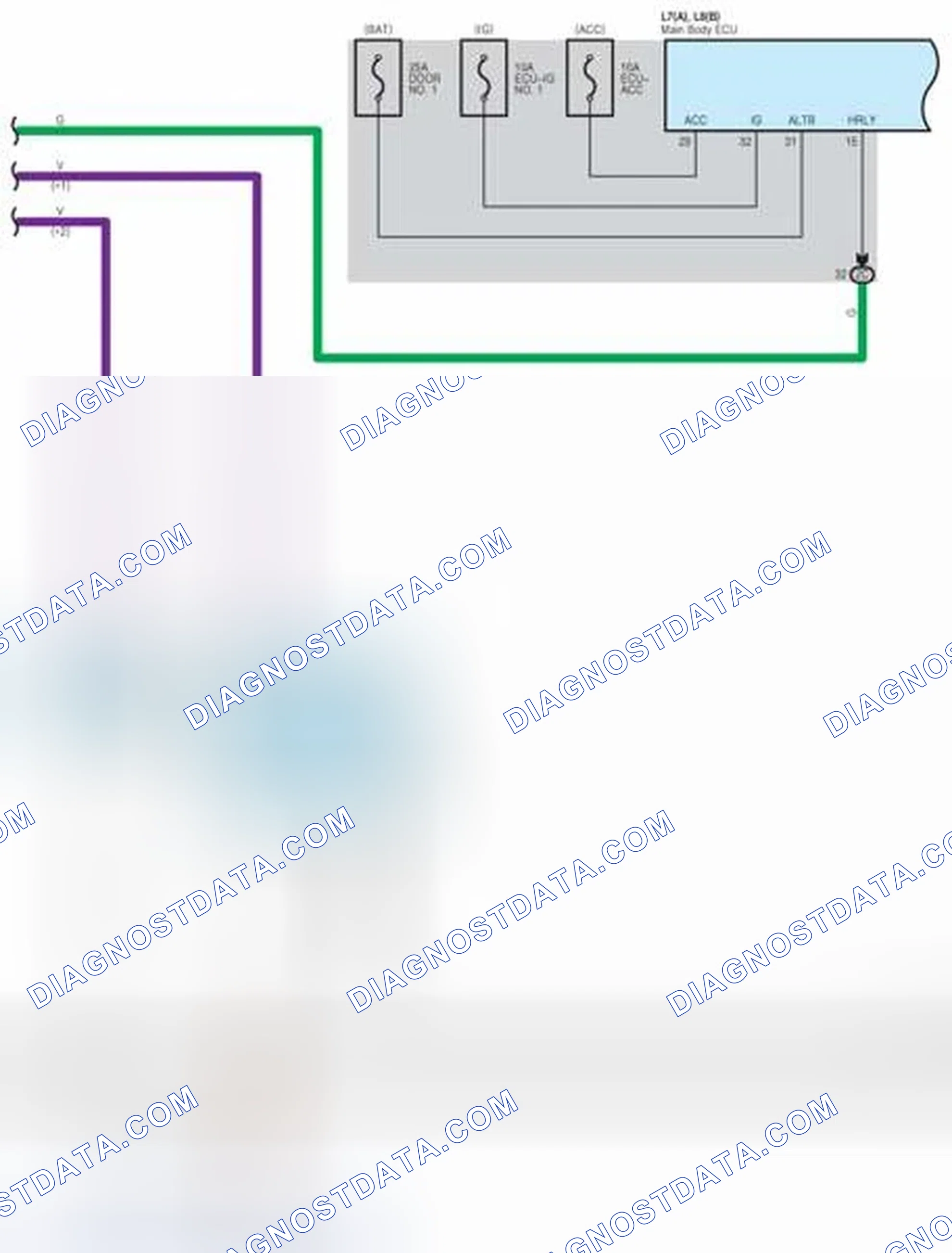 Scheme 326: Headlight System Wiring Diagram (2 Of 7)