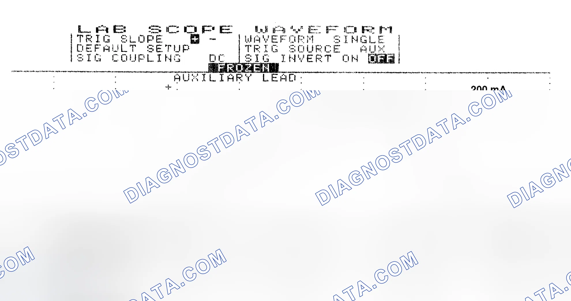 Scheme 13: Single Injector w/Normal Current Flow - Current Pattern