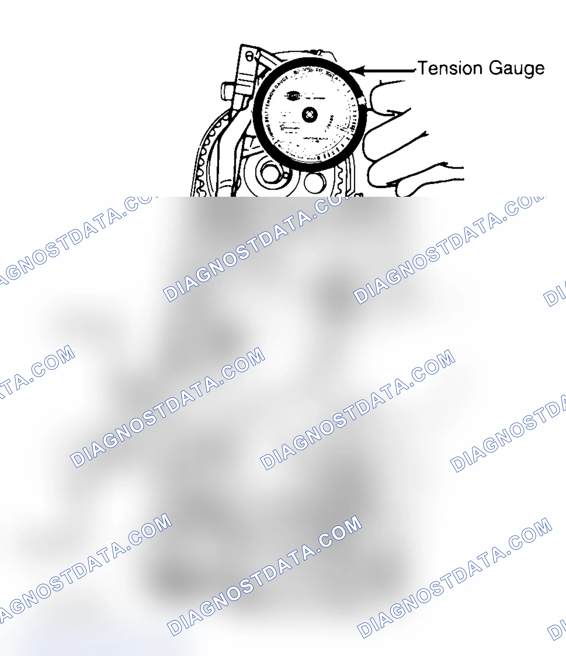 Scheme 28: Adjusting Typical Timing Belt Tension