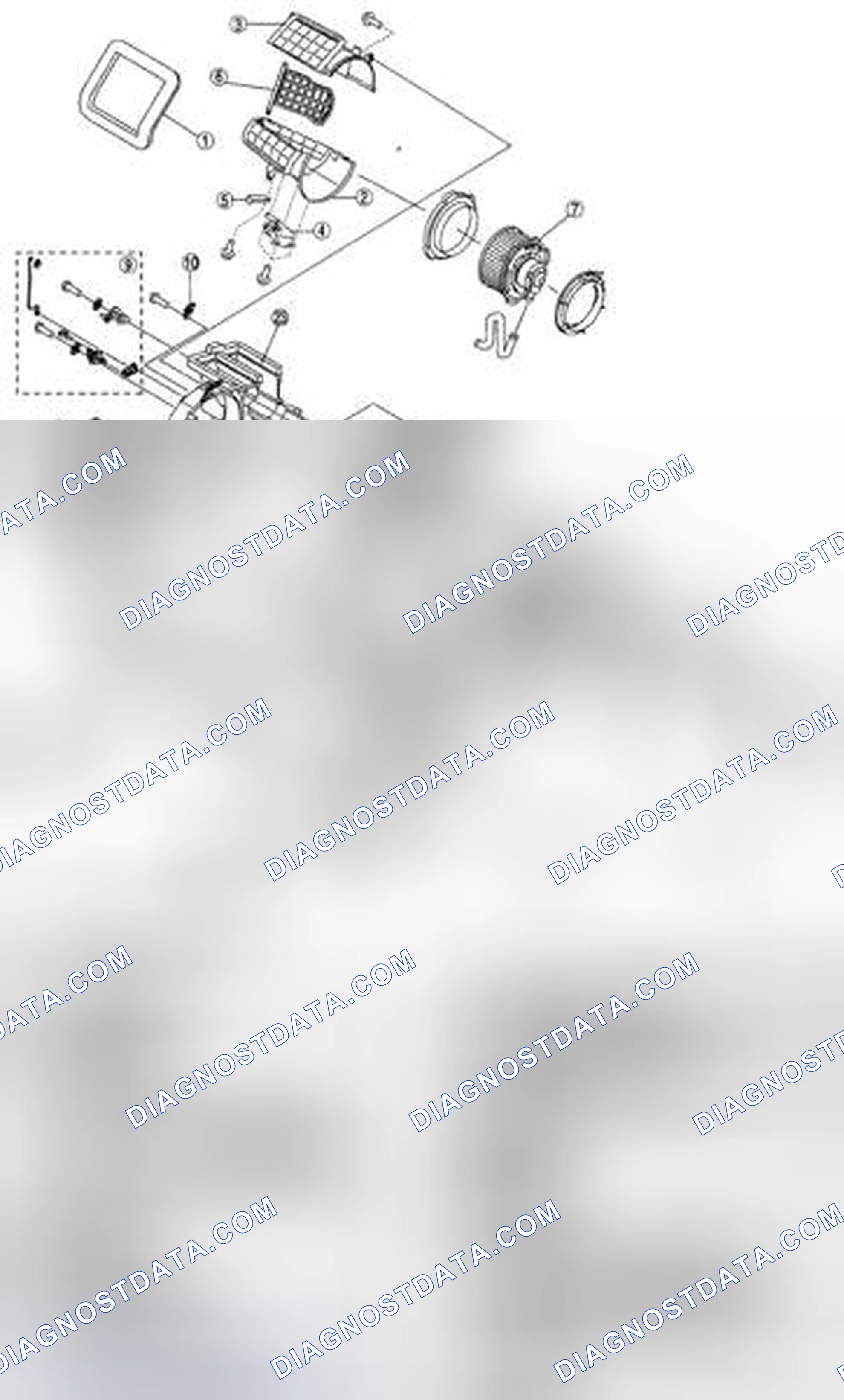 Scheme 133: A/C UNIT DISASSEMBLY/ASSEMBLY [MANUAL AIR CONDITIONER]