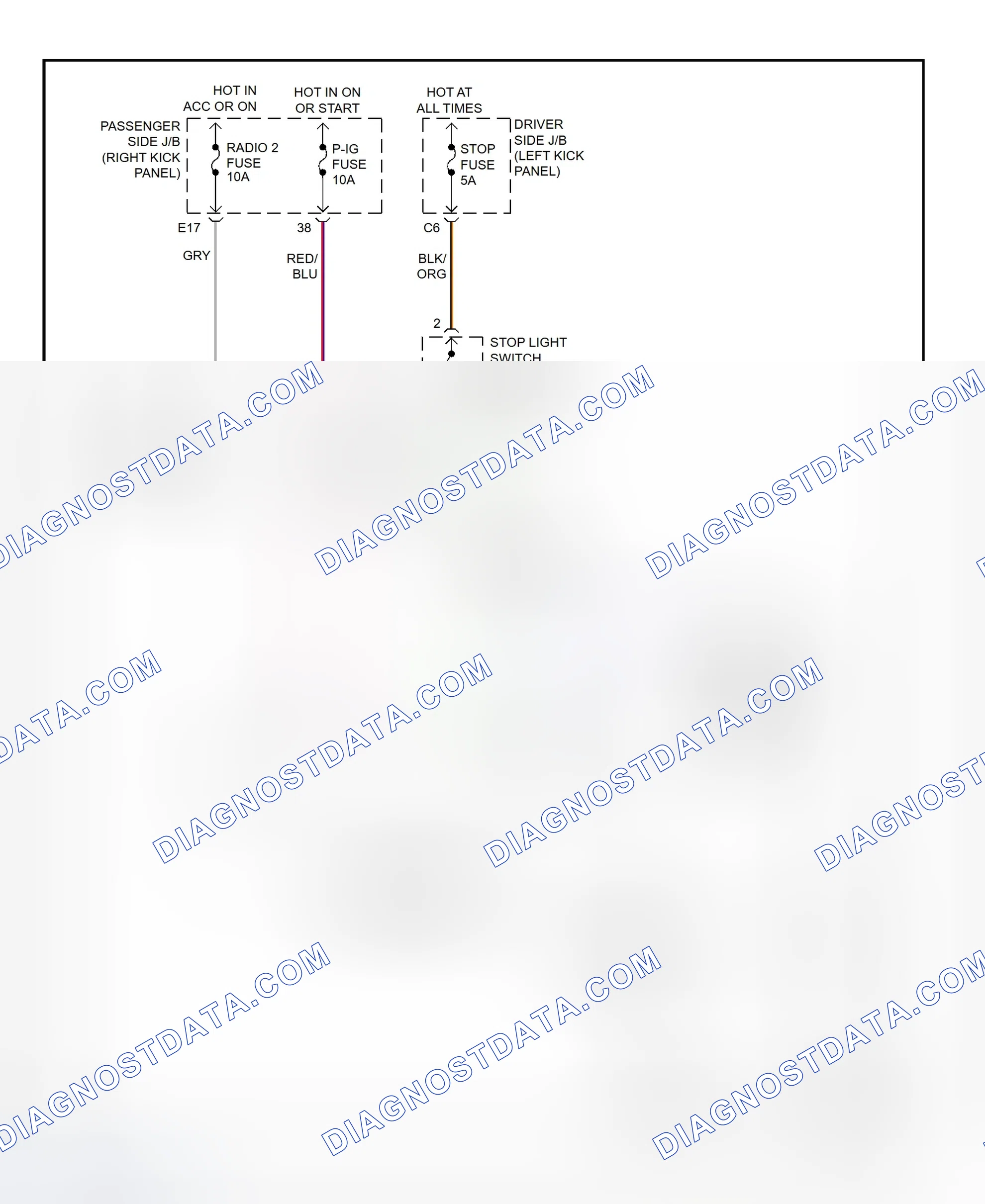 Scheme 456: Shift Interlock System Wiring Diagram (2002 - Lexus SC430)