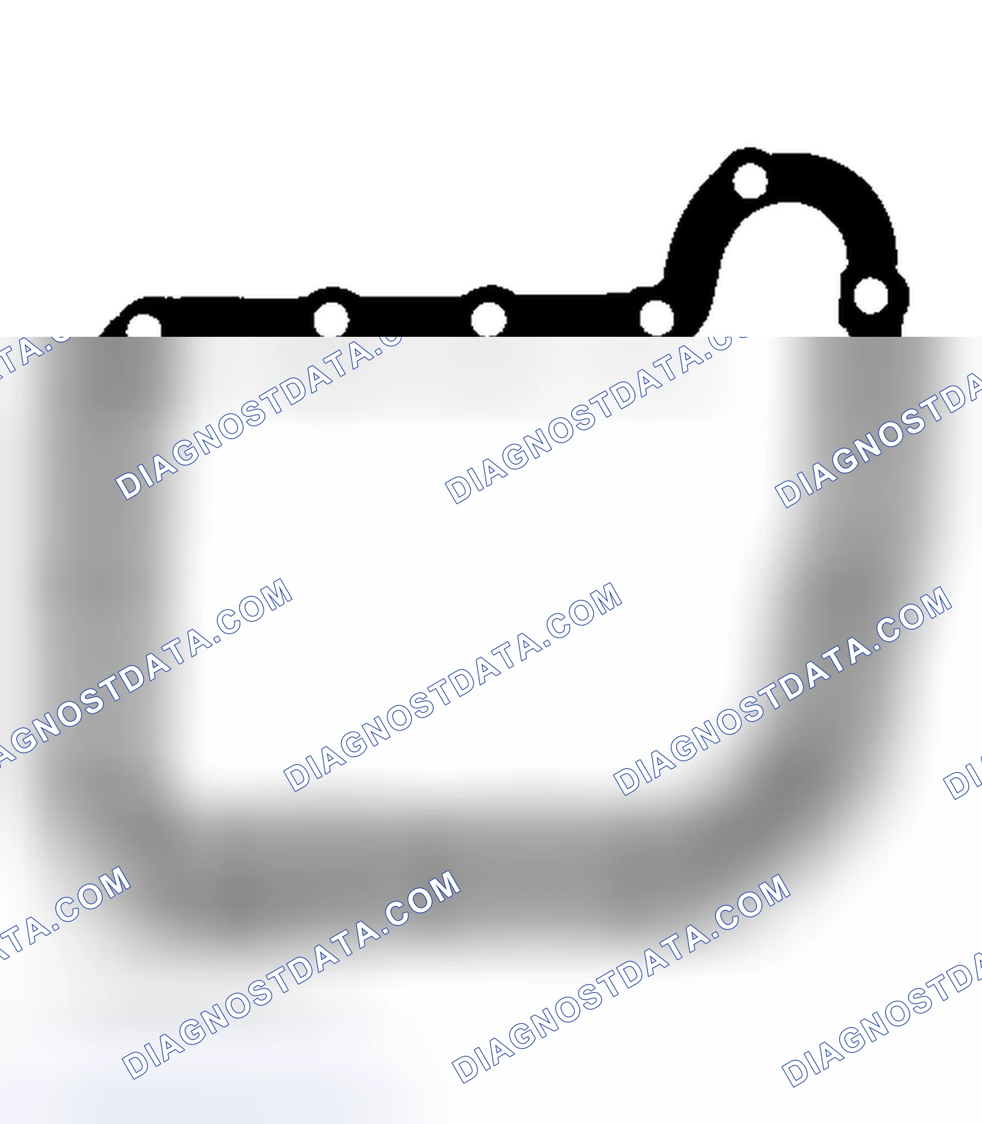 Scheme 8: Identifying Oil Pan Gasket (LA4A-EL)
