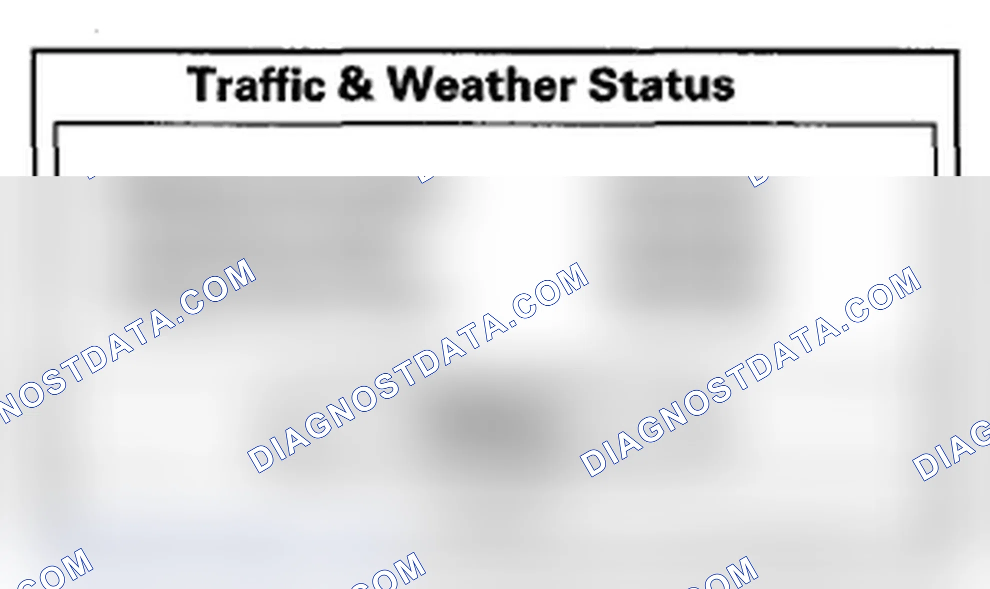 Scheme 503: Traffic or Weather information is not shown on map screen