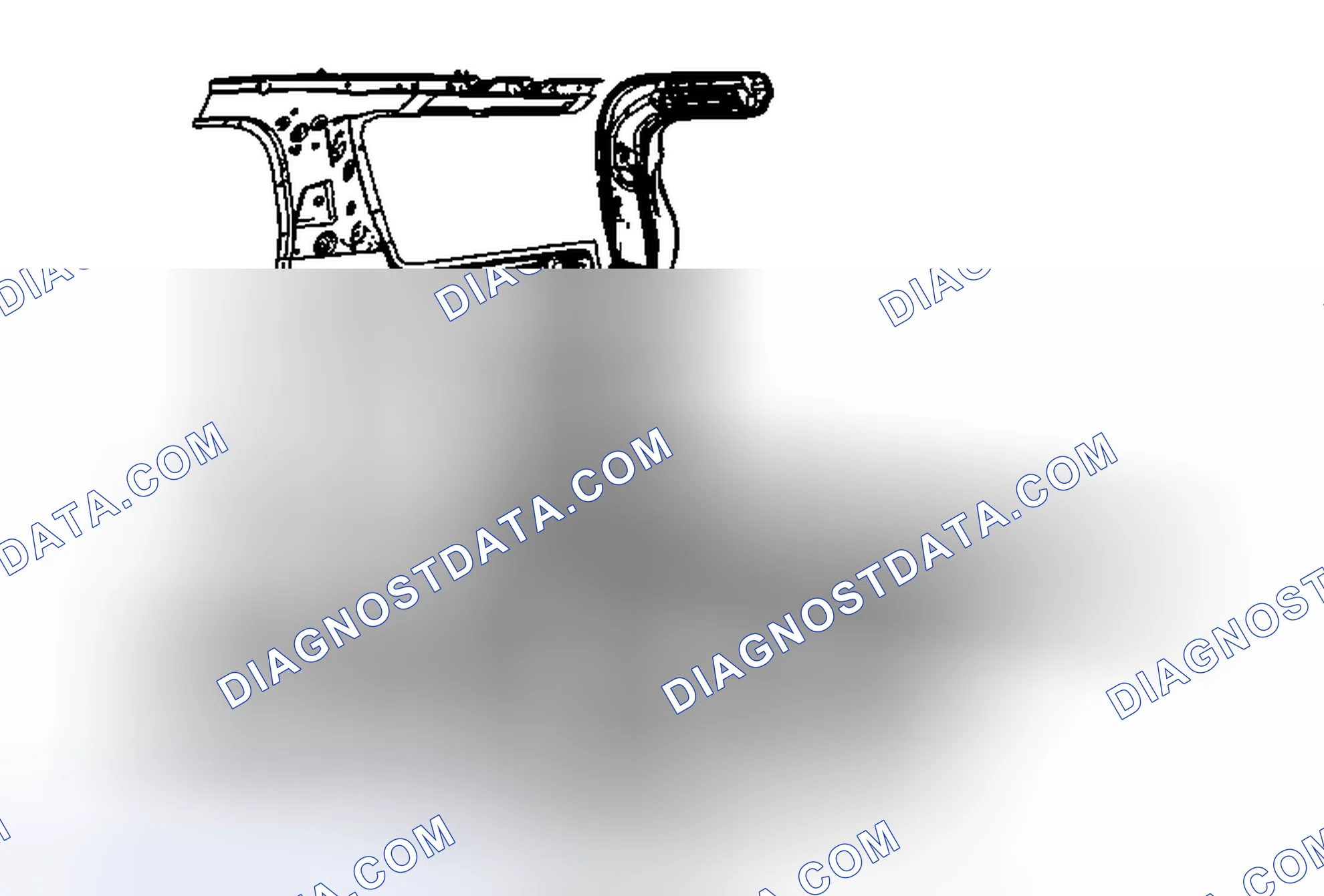 Scheme 54: Rear Floor Auxiliary Air Outlet Duct Replacement