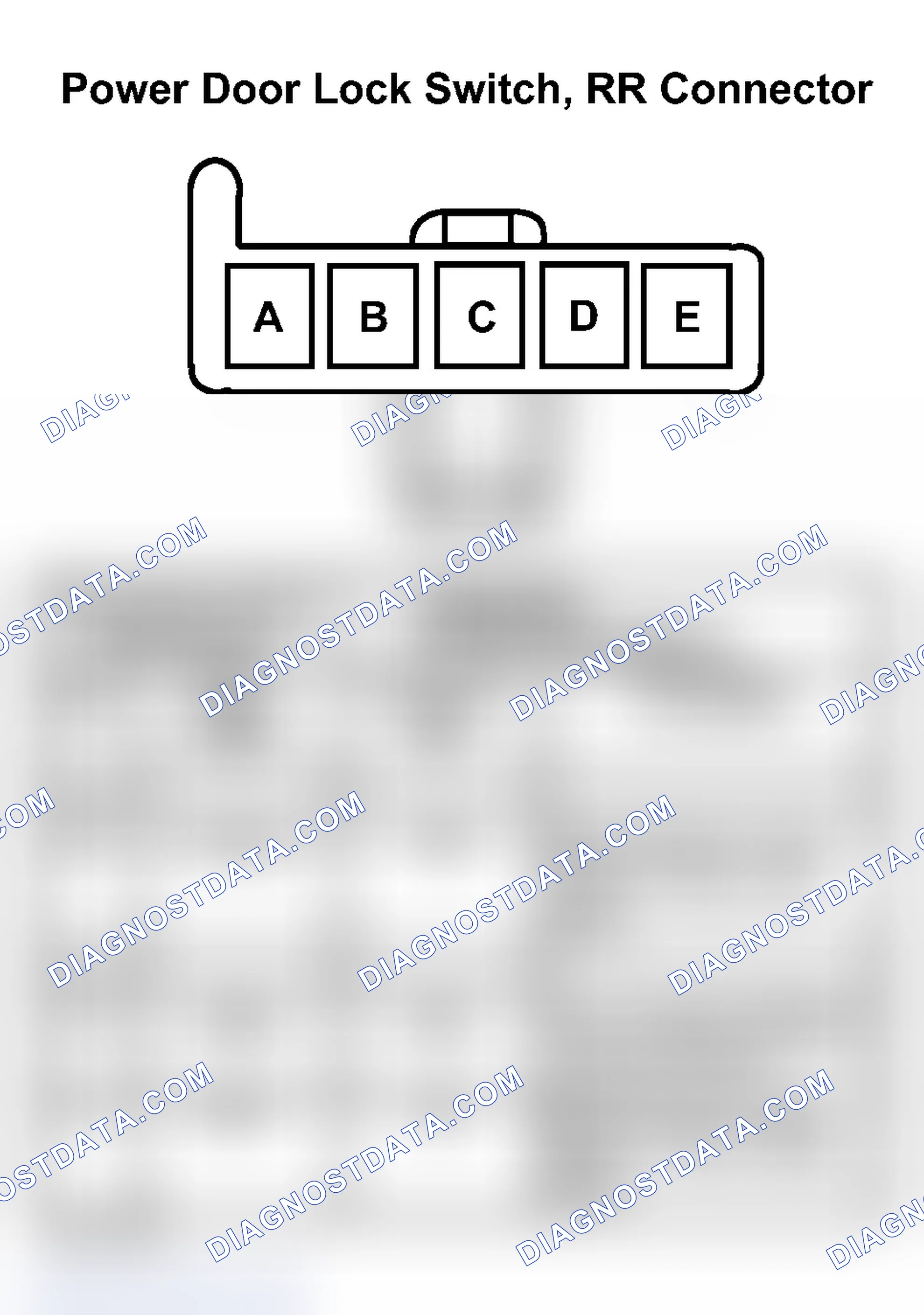 Scheme 218: POWER DOOR LOCK SWITCH (RR)