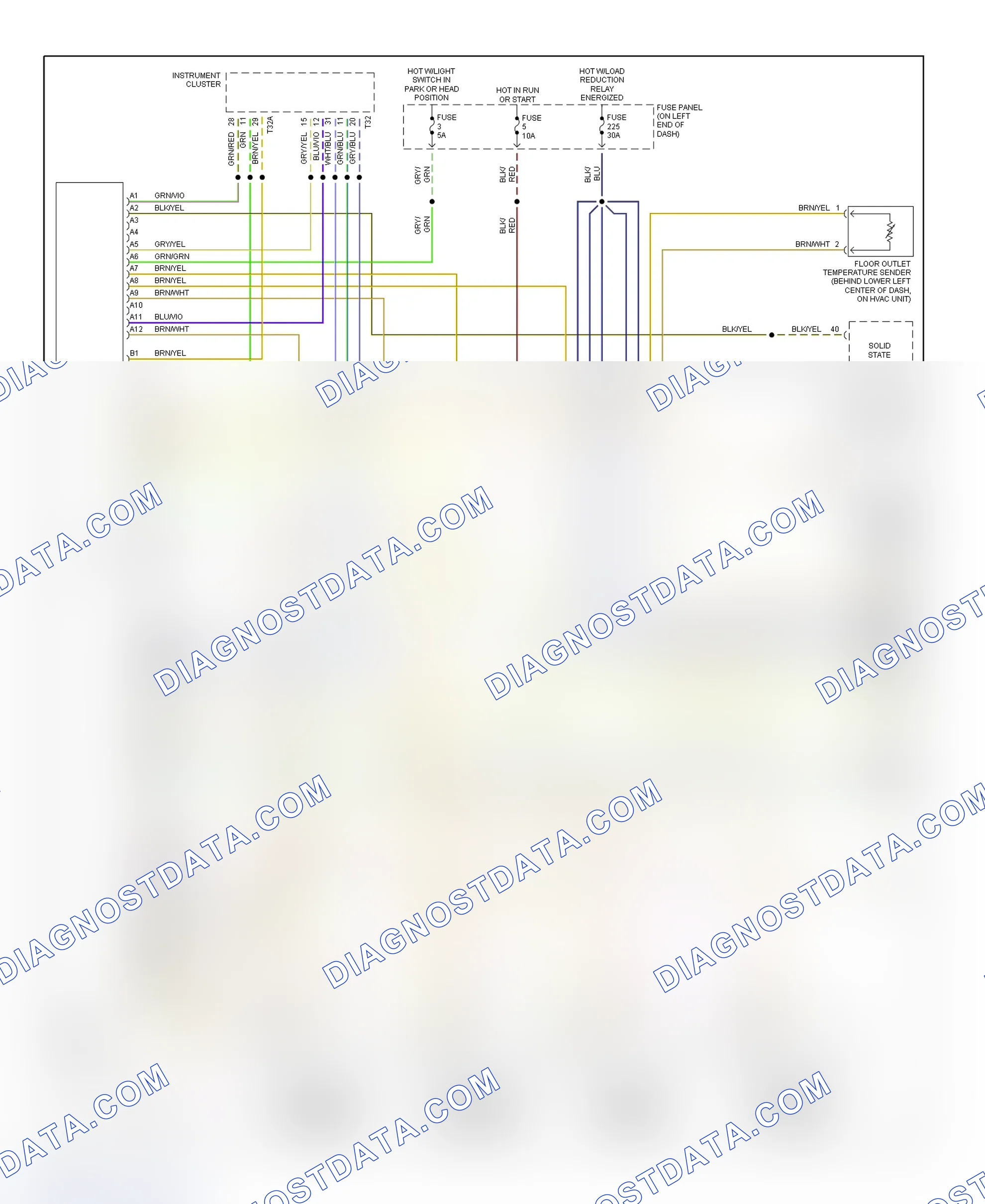 Scheme 14: Automatic A/C-Heater System Wiring Diagram (2000-01 A4 - 1 Of 2)