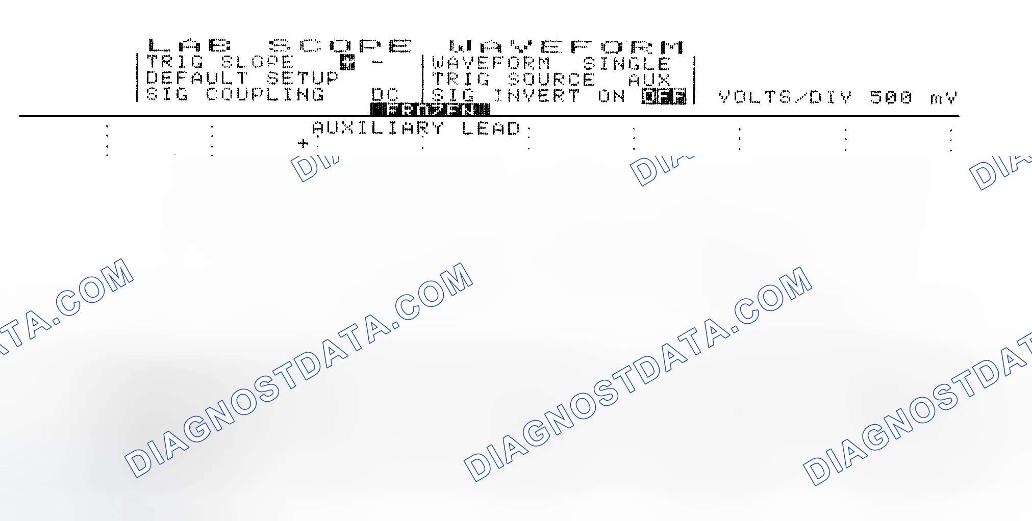 Scheme 14: Single Injector w/Excessive Current Flow - Current Pattern